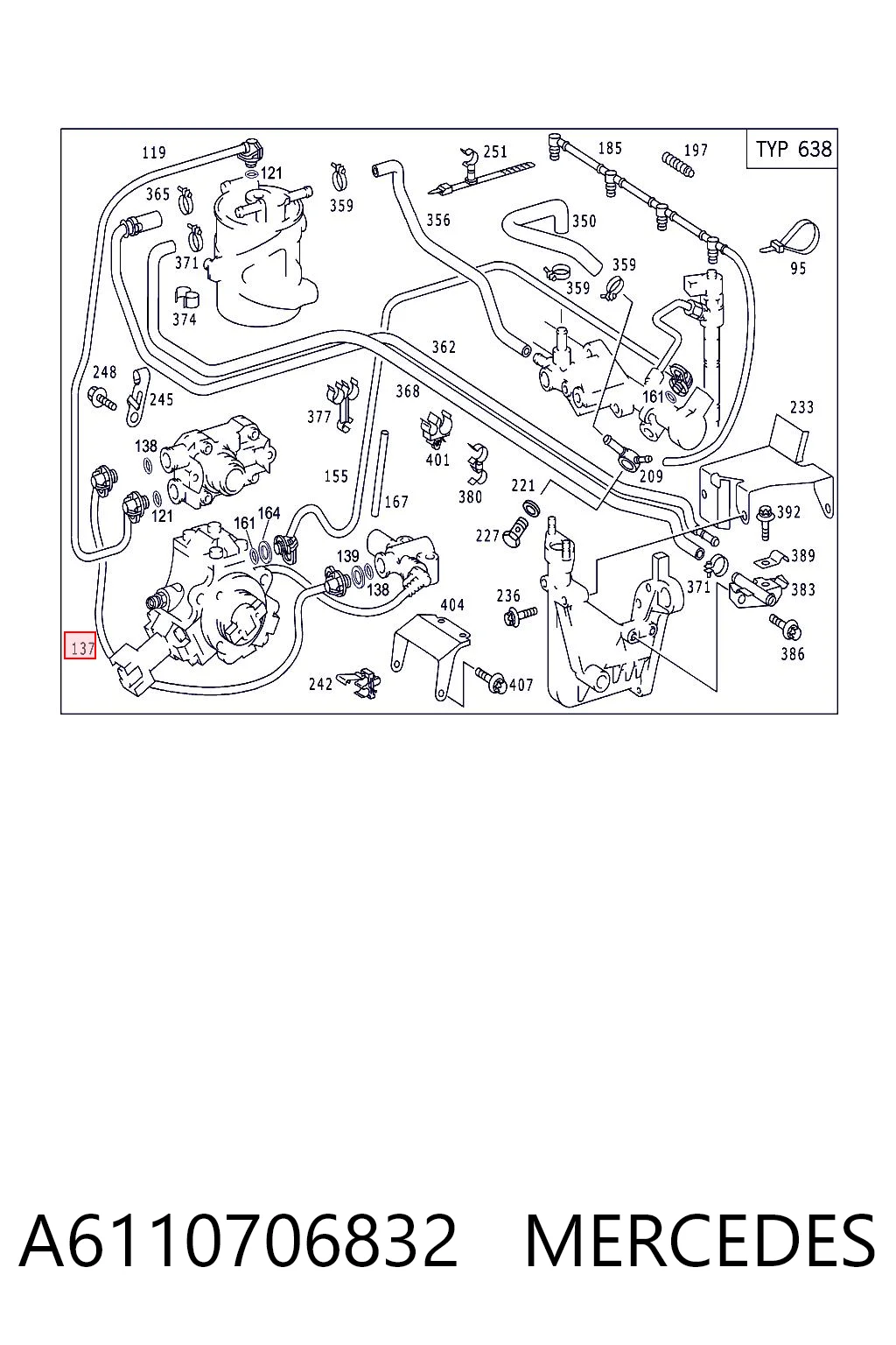 A6110706832 Mercedes