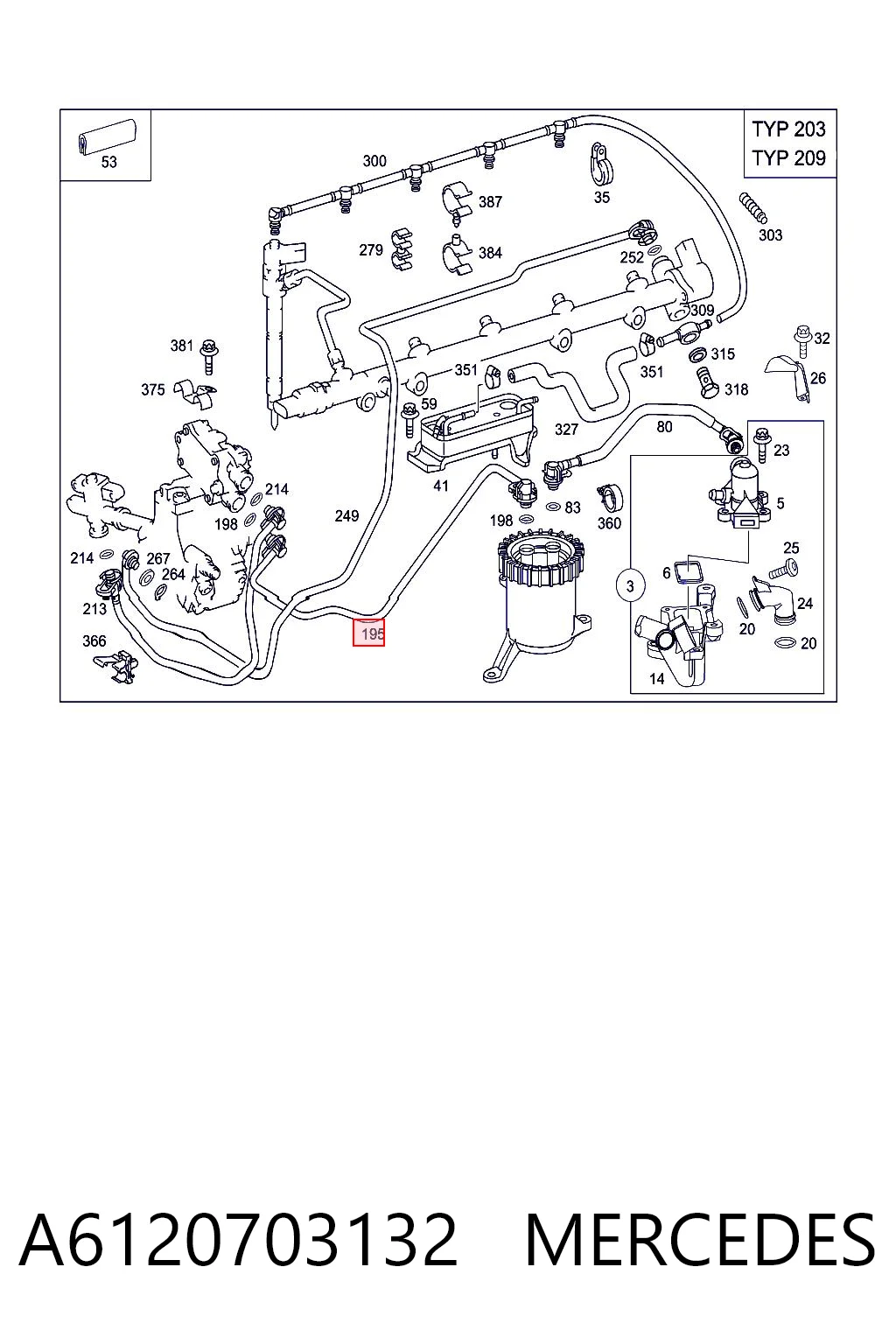 A6120703132 Mercedes