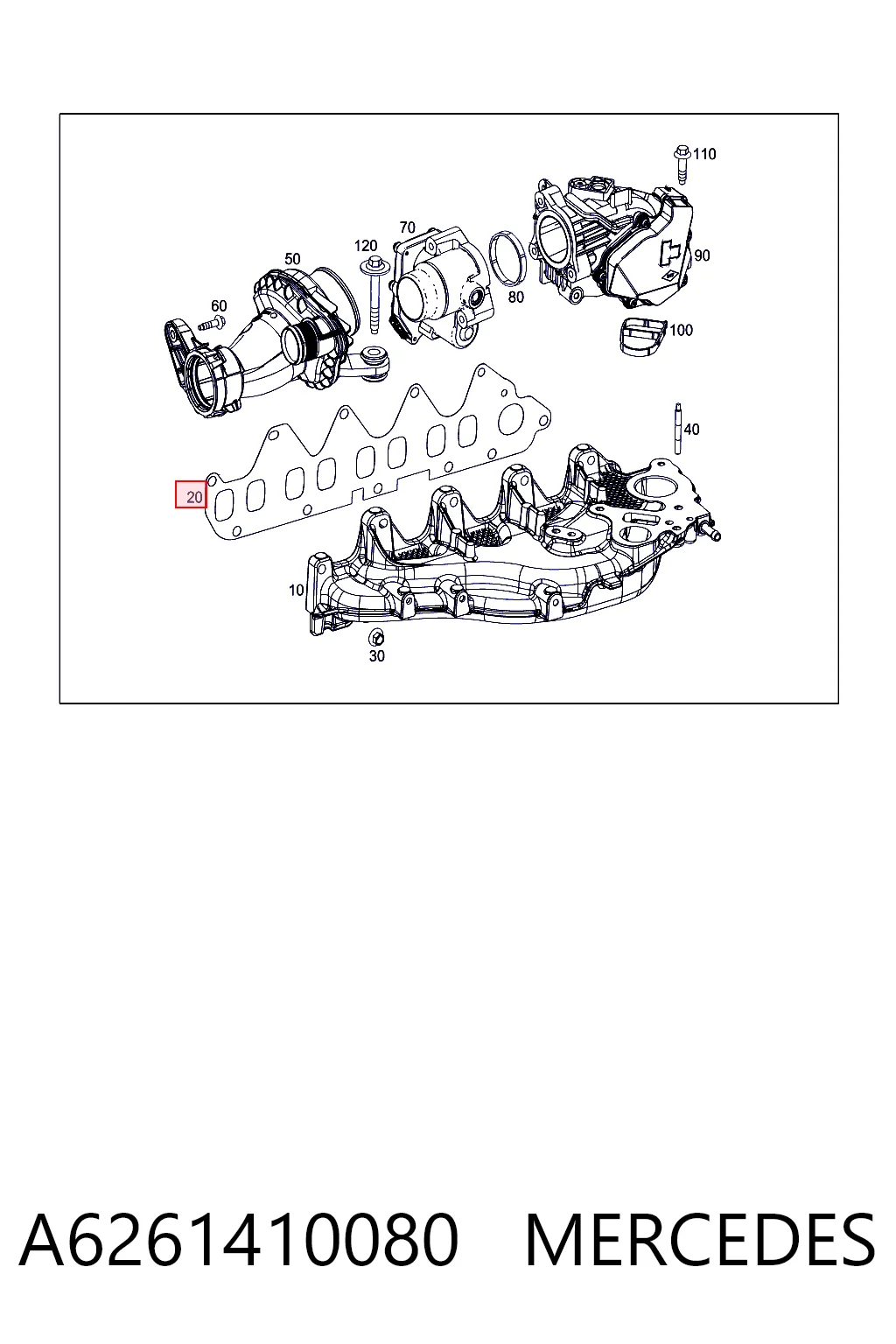 A6261410080 Mercedes