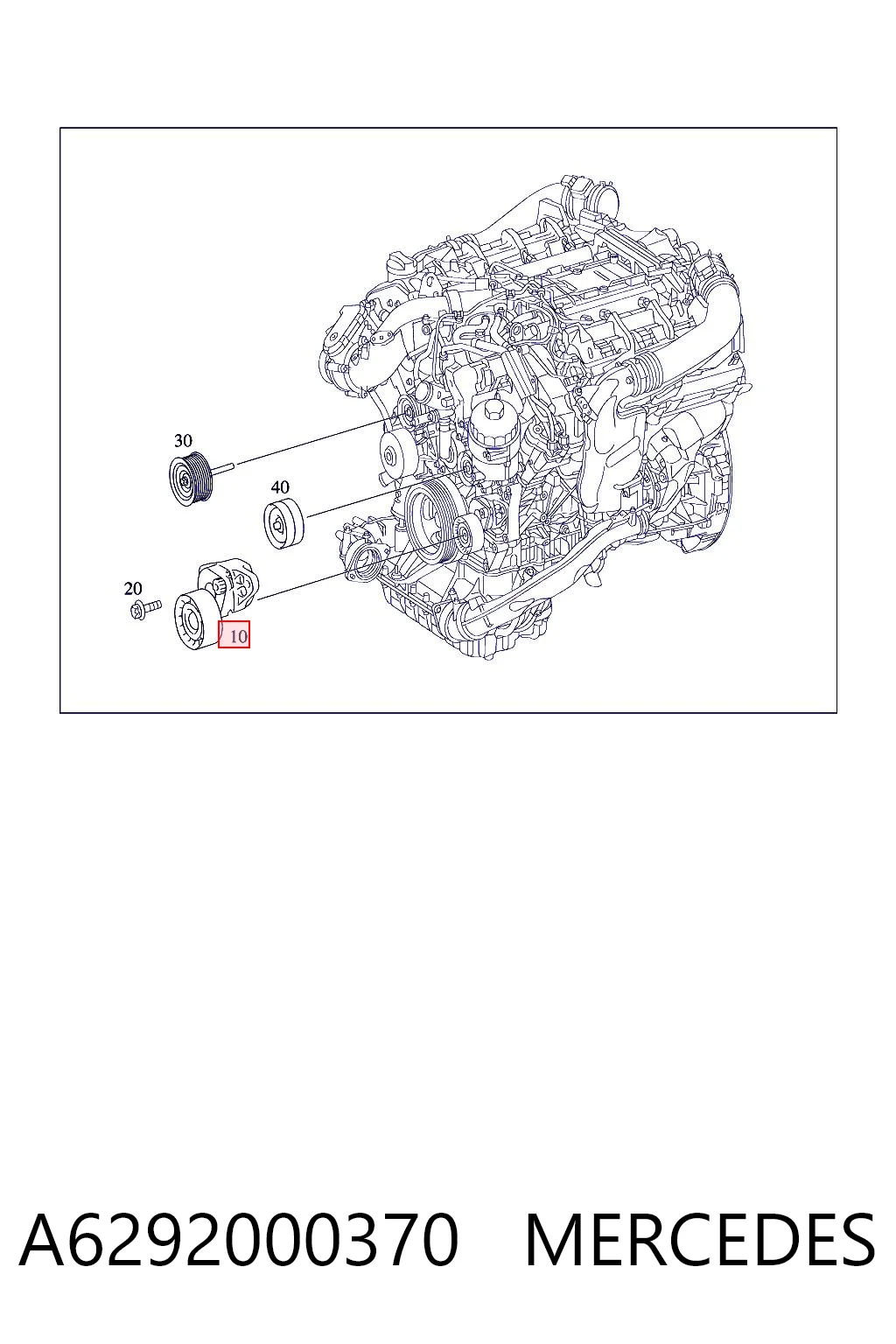 A6292000370 Mercedes