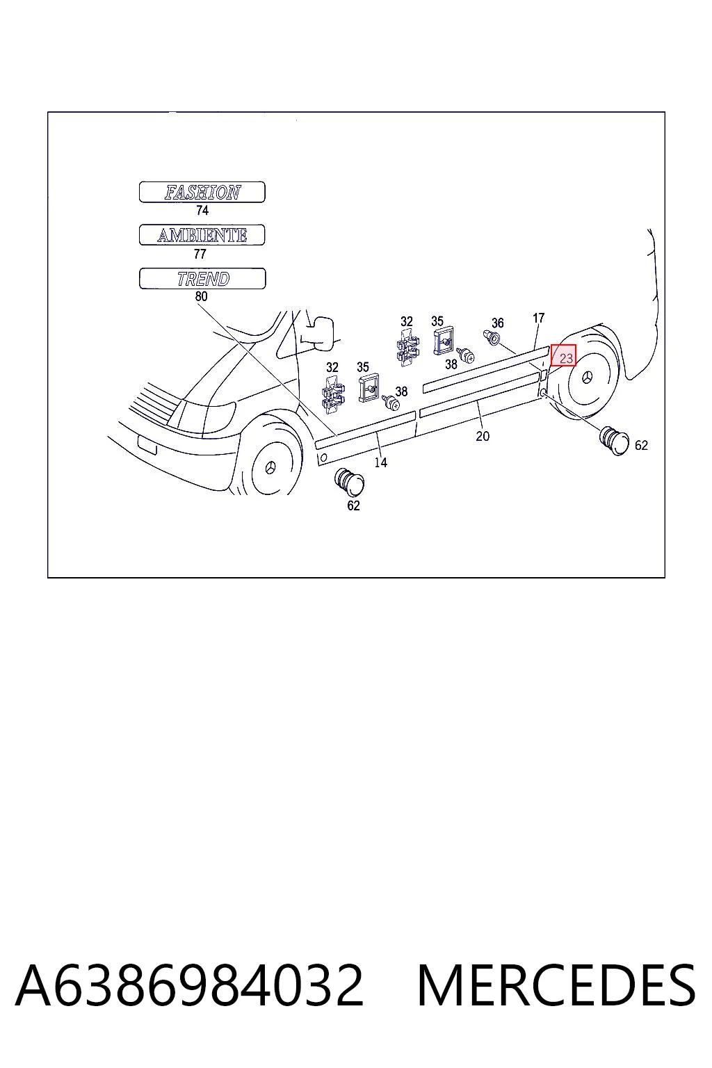 A6386984032 Mercedes