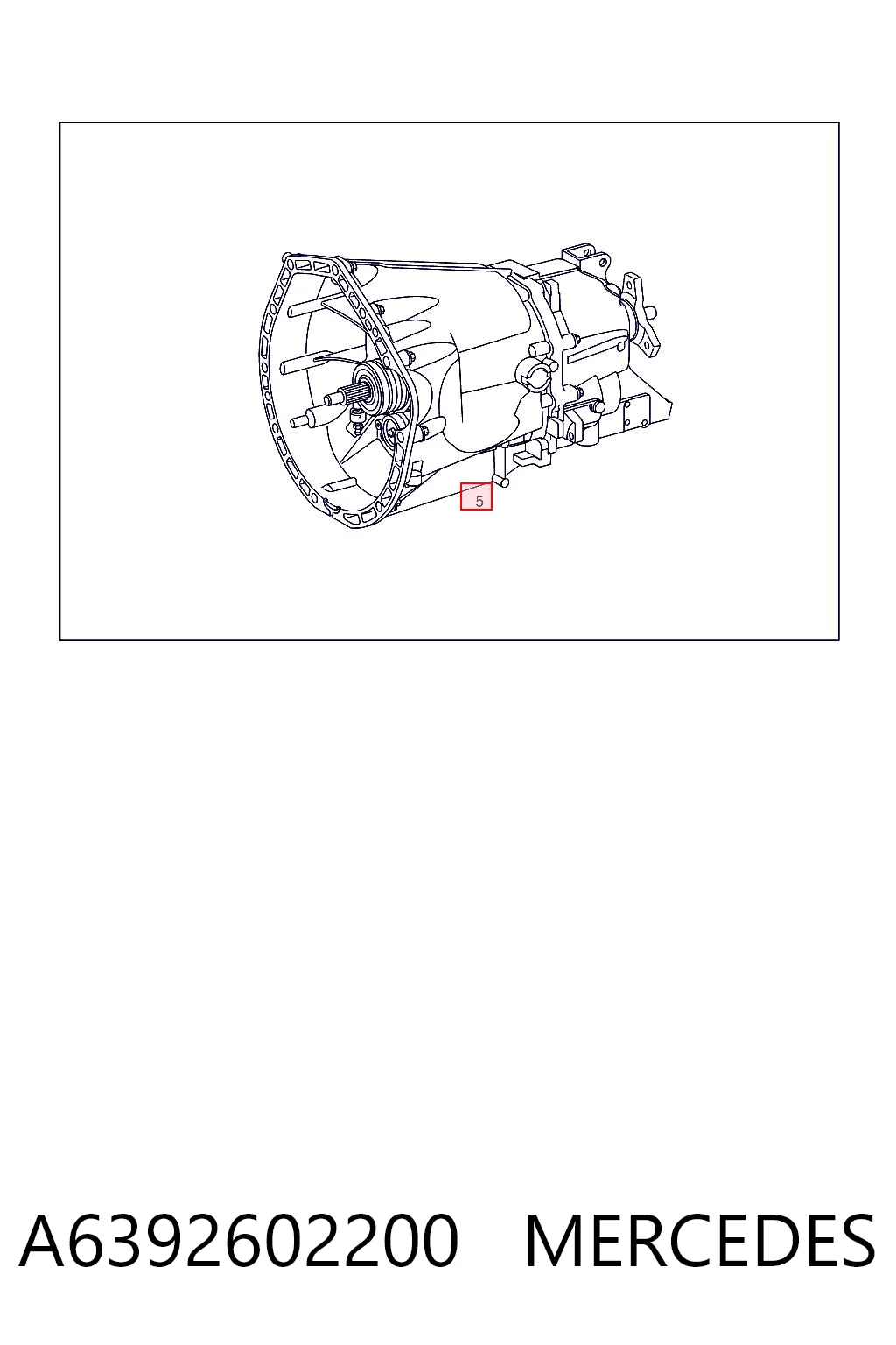Mechaniczna skrzynia biegów w komplecie do Mercedes Vito II 639