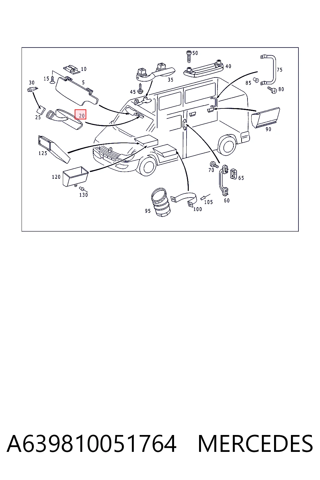 A639810051764 Mercedes