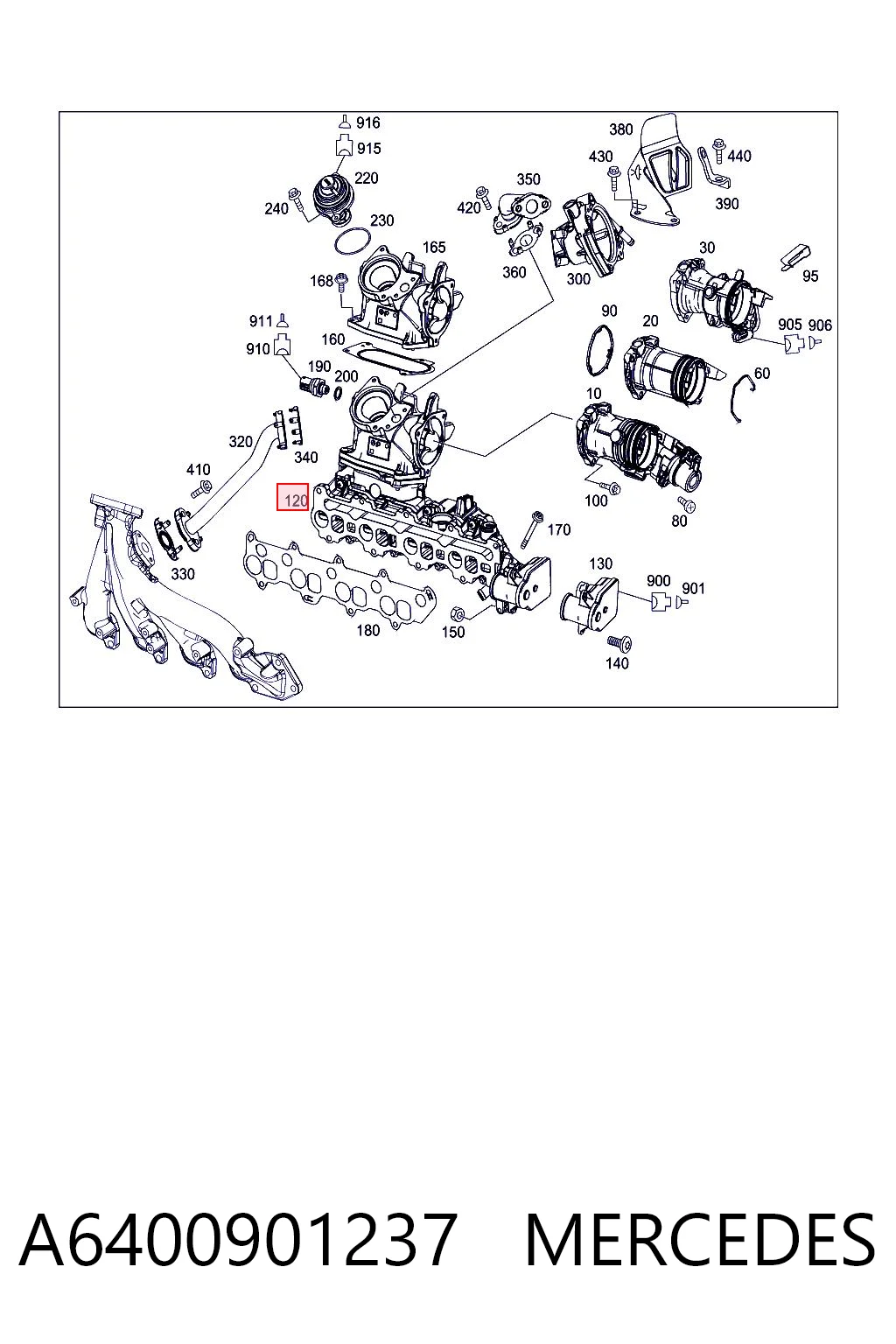 Kolektor ssący do Mercedes A  W169