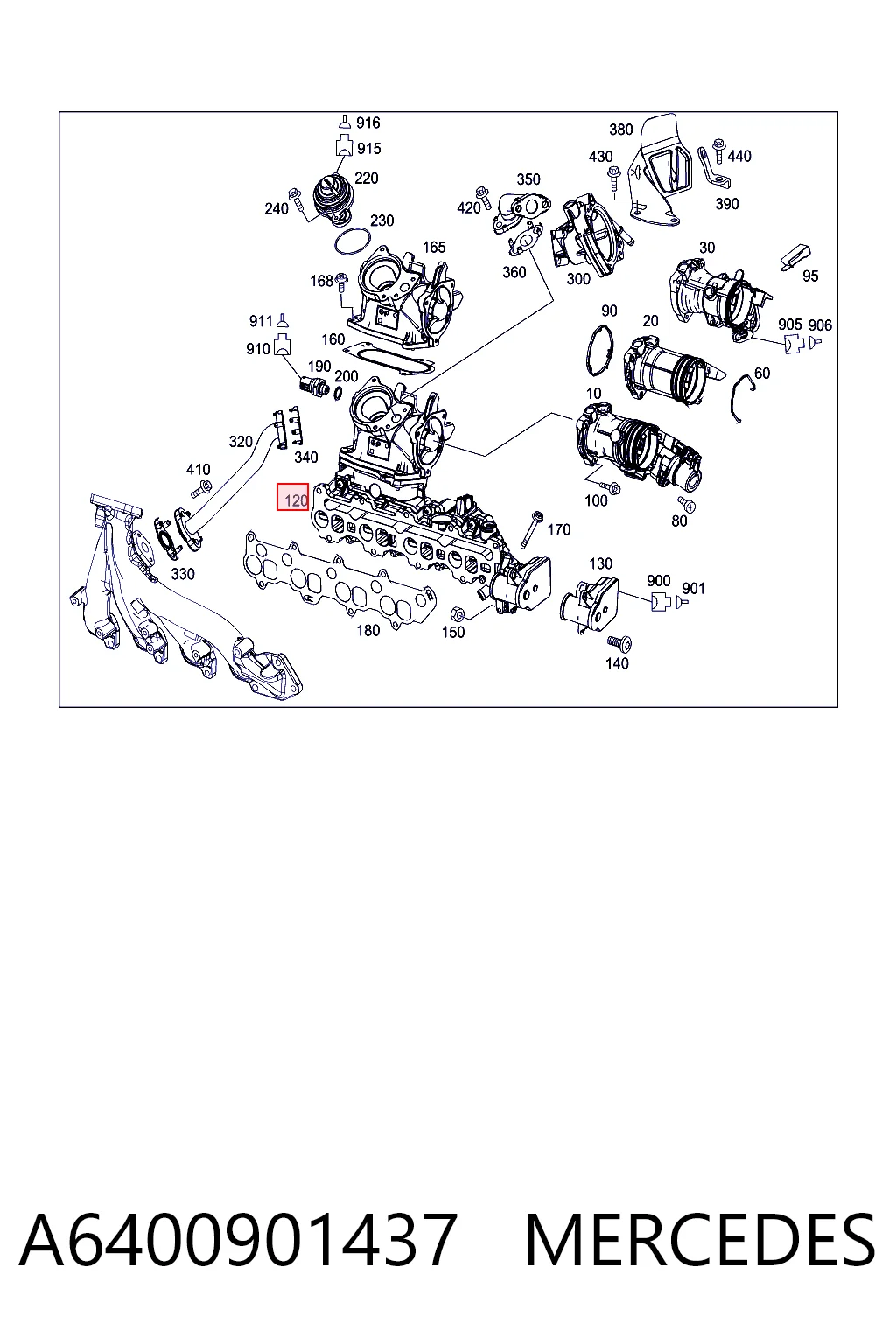 Kolektor ssący do Mercedes A  W169