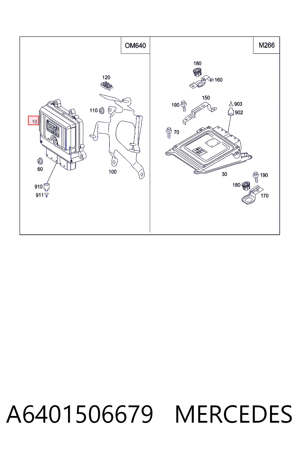 Sterownik silnika Mercedes B minivan (W245) (2005 - 2011) cena, od 178,40 USD