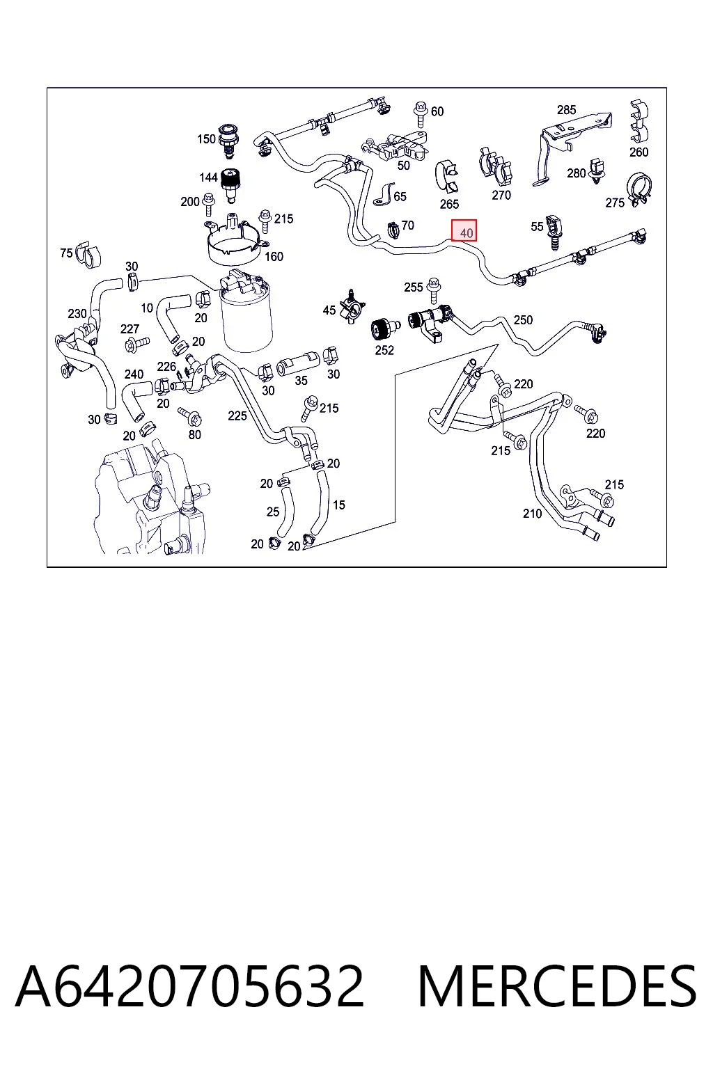 A6420705632 Mercedes