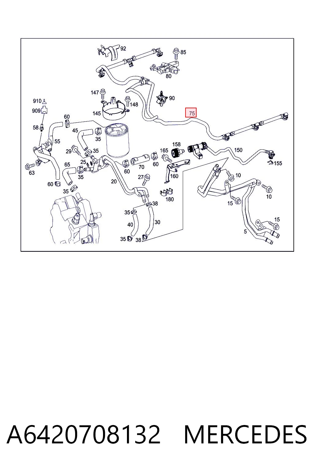 A6420708132 Mercedes