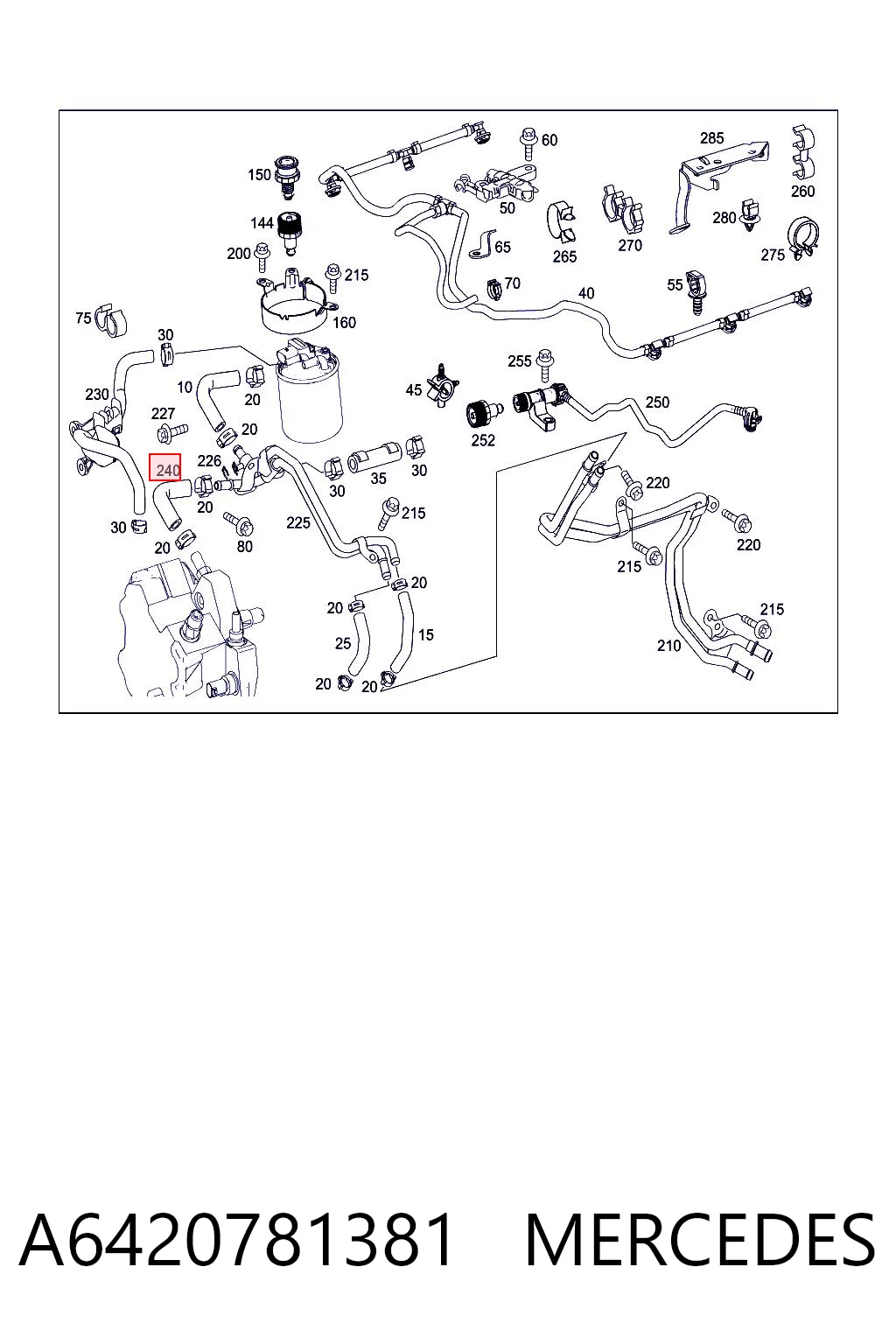A6420781381 Mercedes