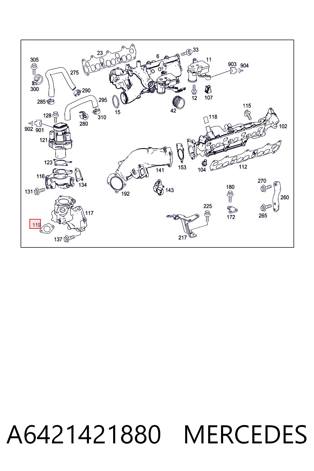 A6421421880 Mercedes