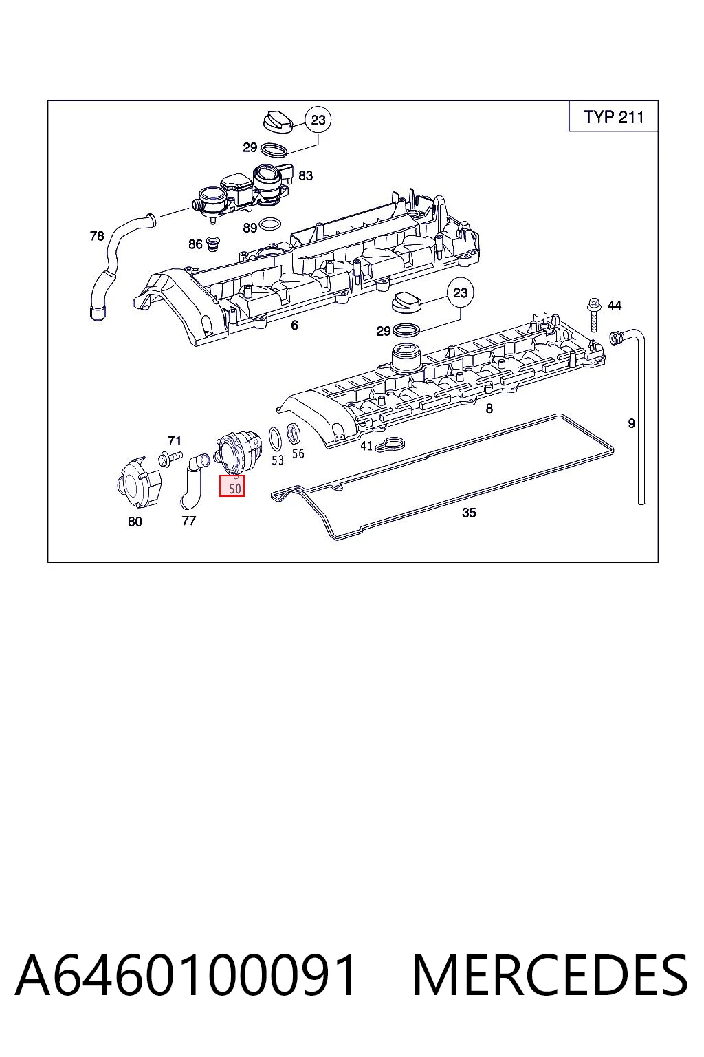 A6460100091 Mercedes
