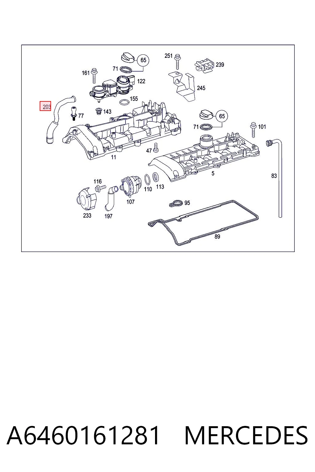 A6460161281 Mercedes