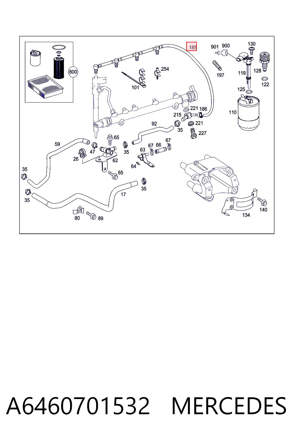 A6460701532 Mercedes