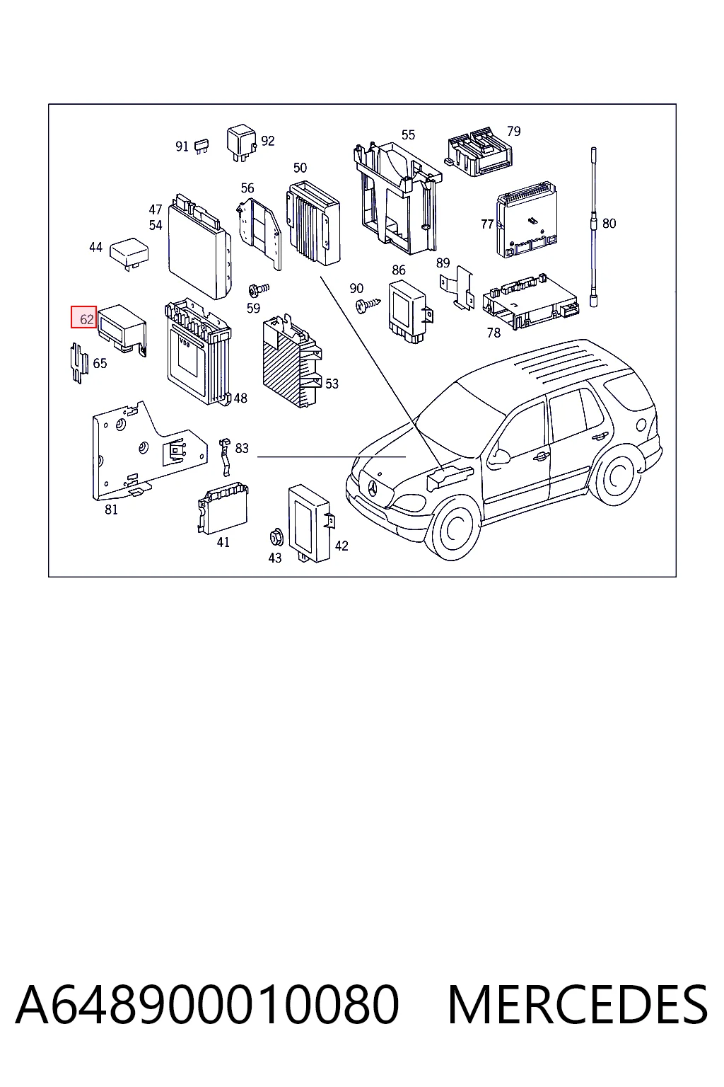 A648900010080 Mercedes