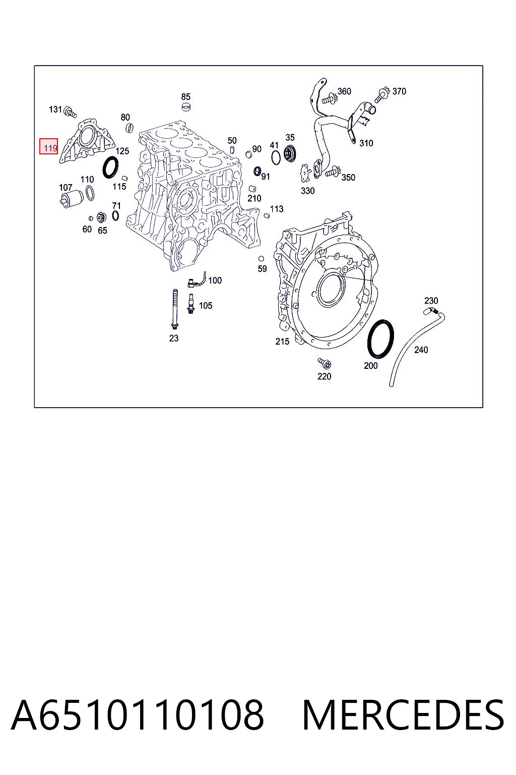 A6510110108 Mercedes