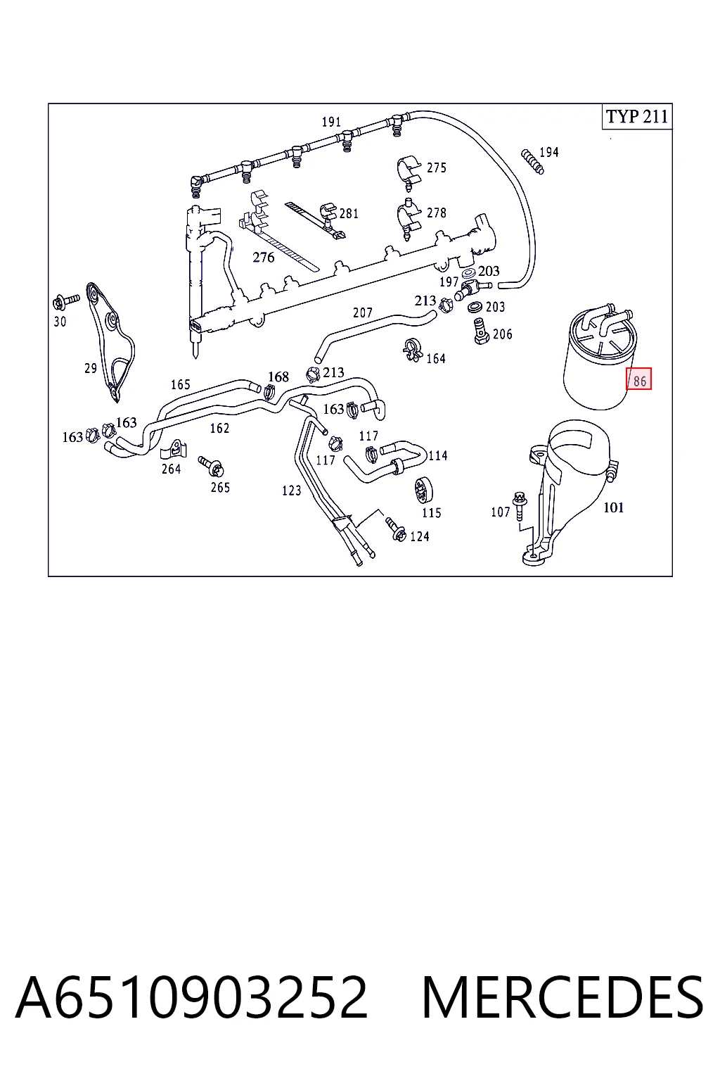 A6510903252 Mercedes