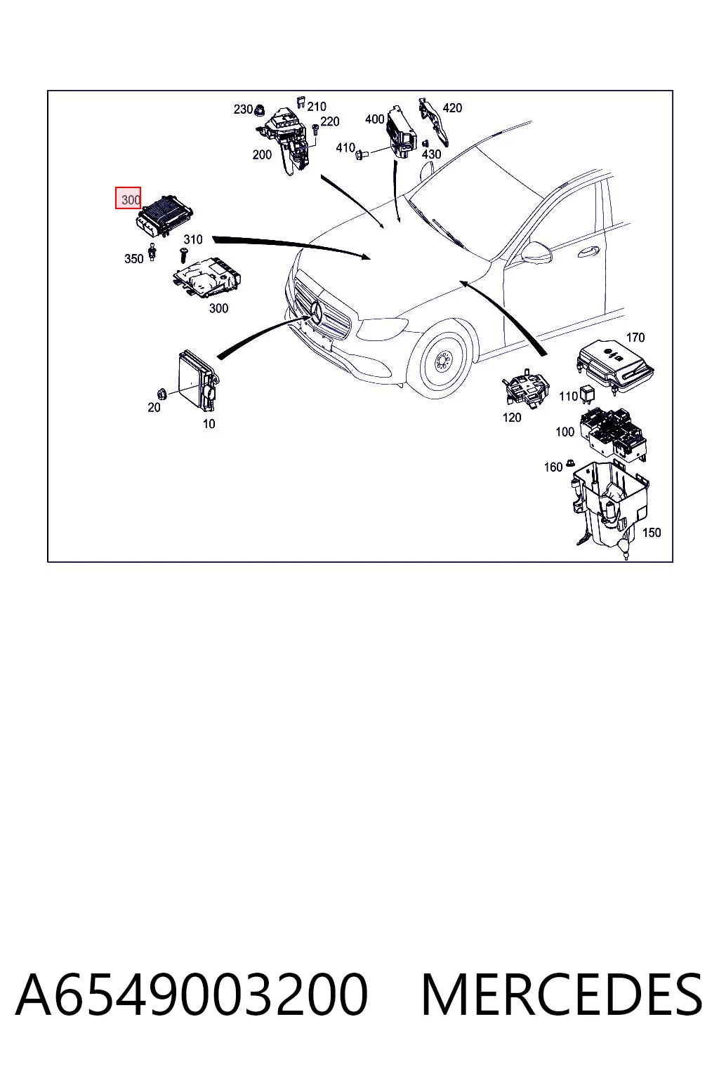 Sterownik silnika do Mercedes E  W213
