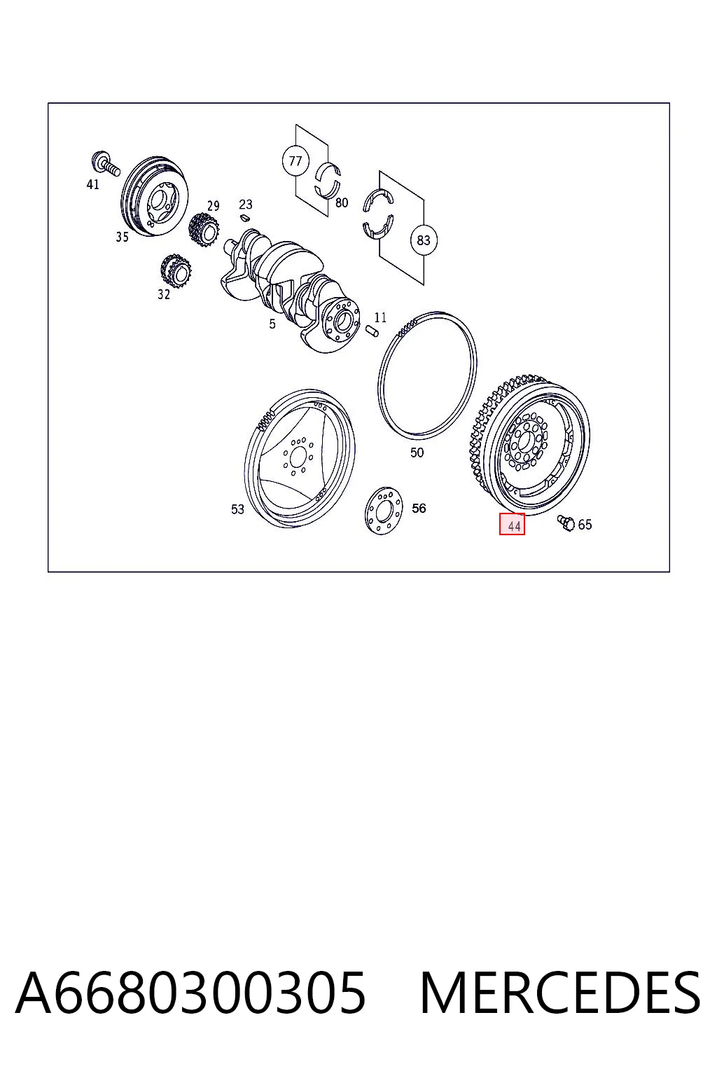 Koło zamachowe silnika Mercedes A hatchback (W168) (1997 - 2004) cena, od 145,41 USD