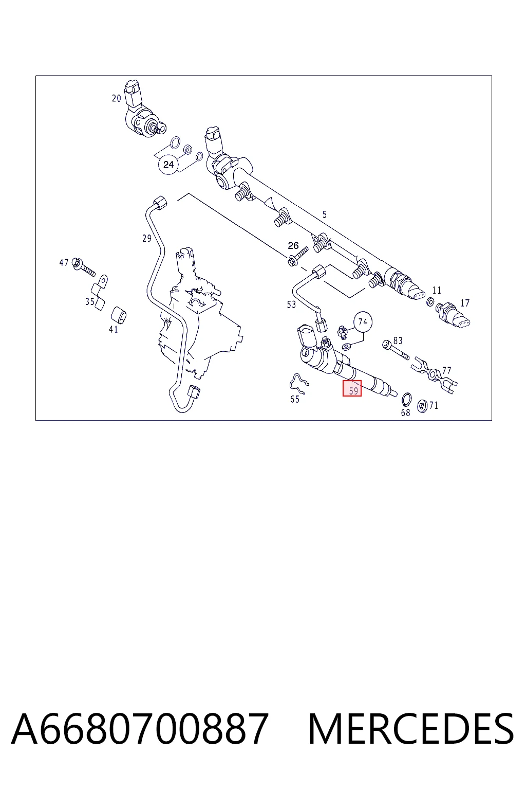 Wtryskiwacz paliwa Mercedes Vaneo minivan (414) (2002 - 2005) cena, od 172,45 USD
