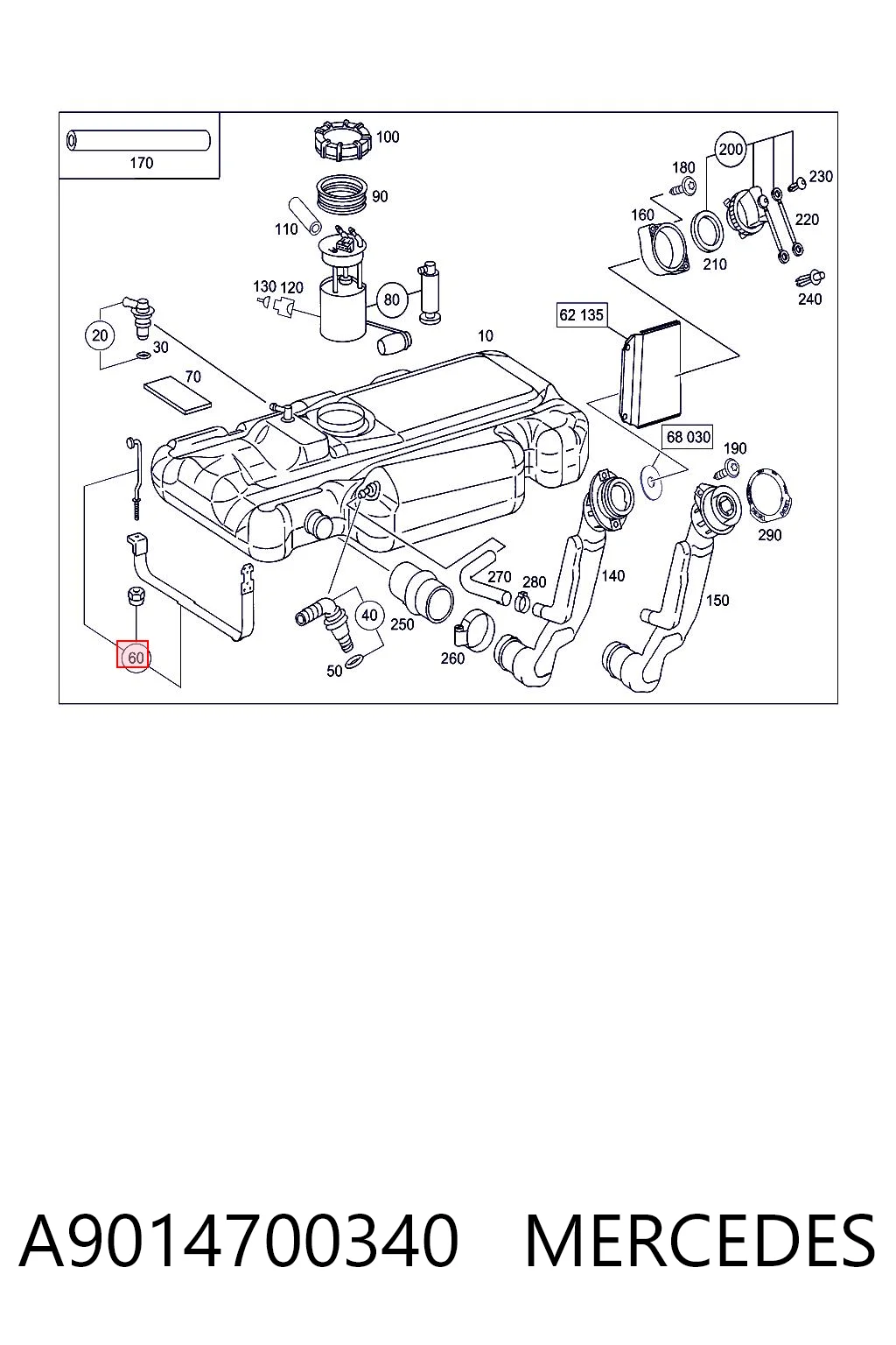 A9014700340 Mercedes