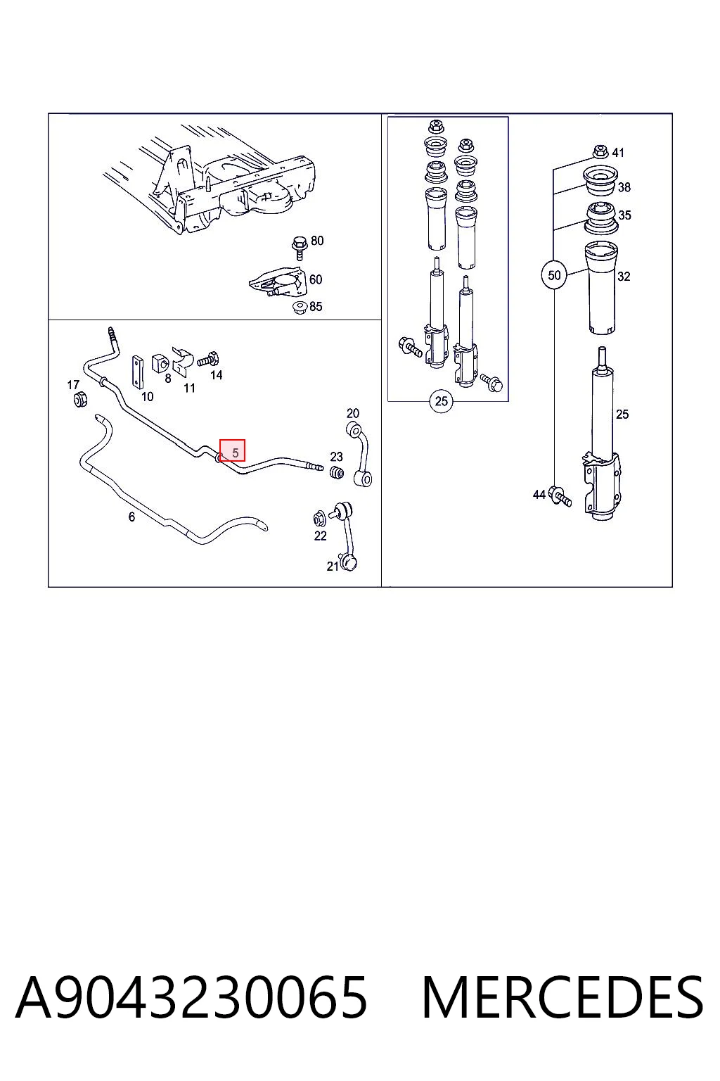Kupić Stabilizator przedni Mercedes Sprinter 904 w dobrej cenie
