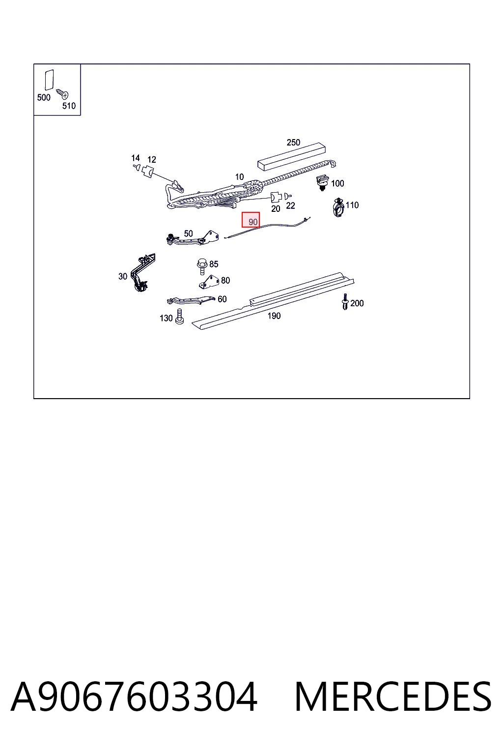 A9067603304 Mercedes
