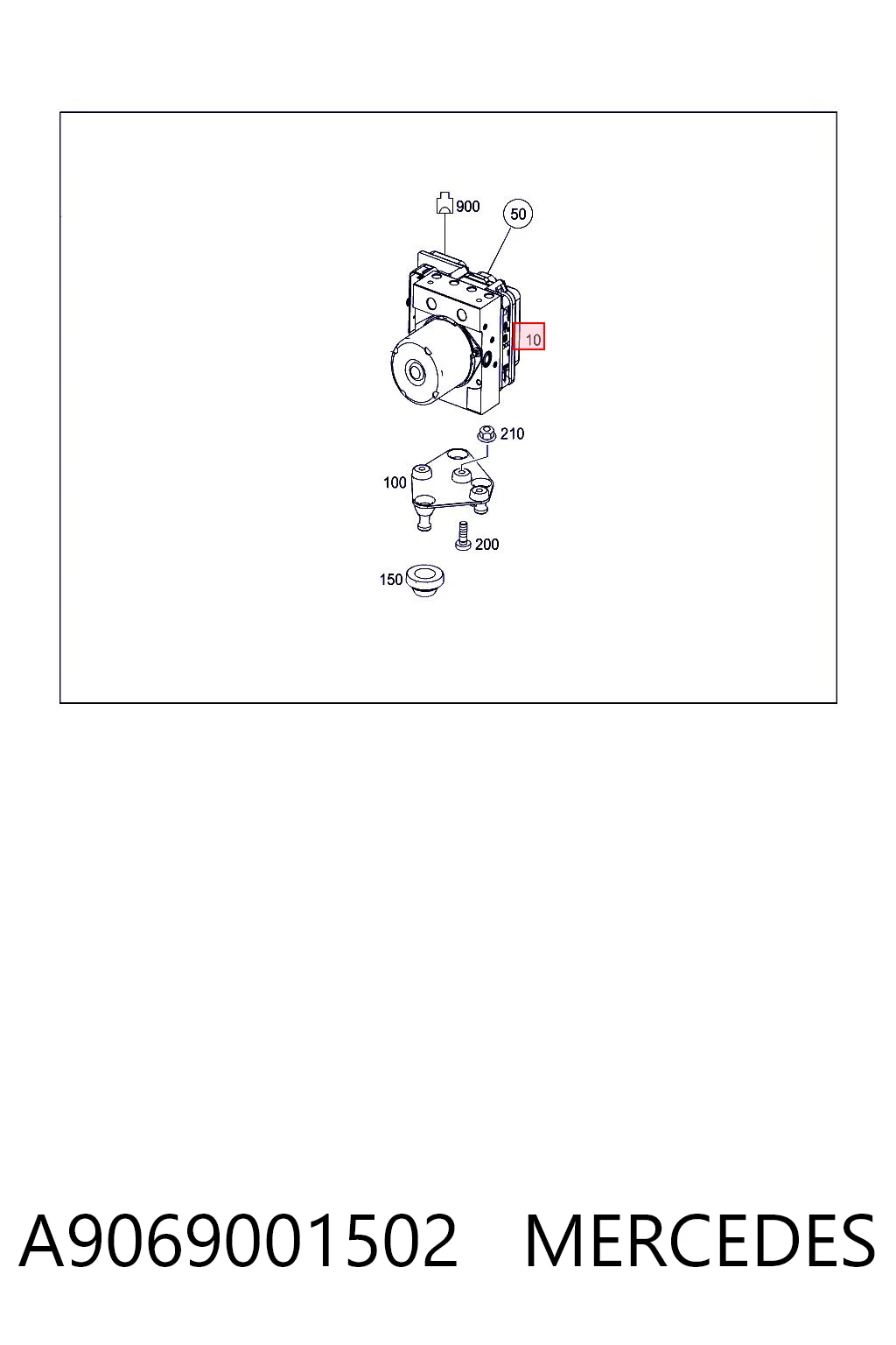Sterownik ABS  hydrauliczny Mercedes Sprinter II 3,5-t awangarda (906) (2006 - 2020) cena, od 364,35 USD