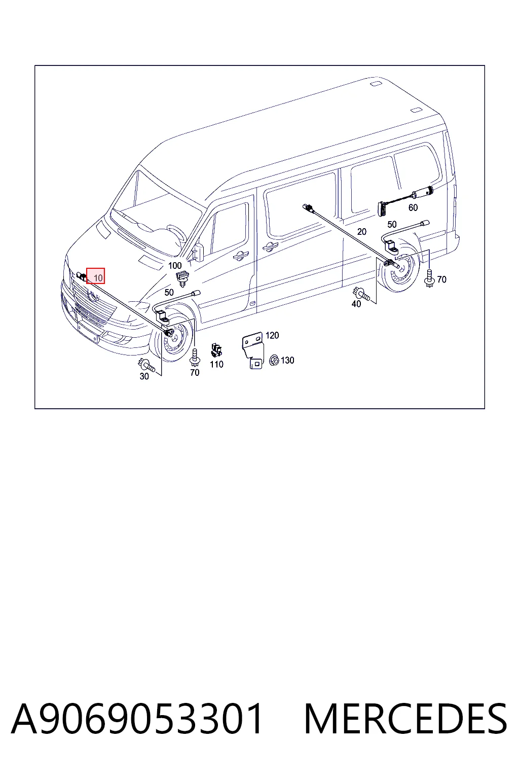 A9069053301 Mercedes