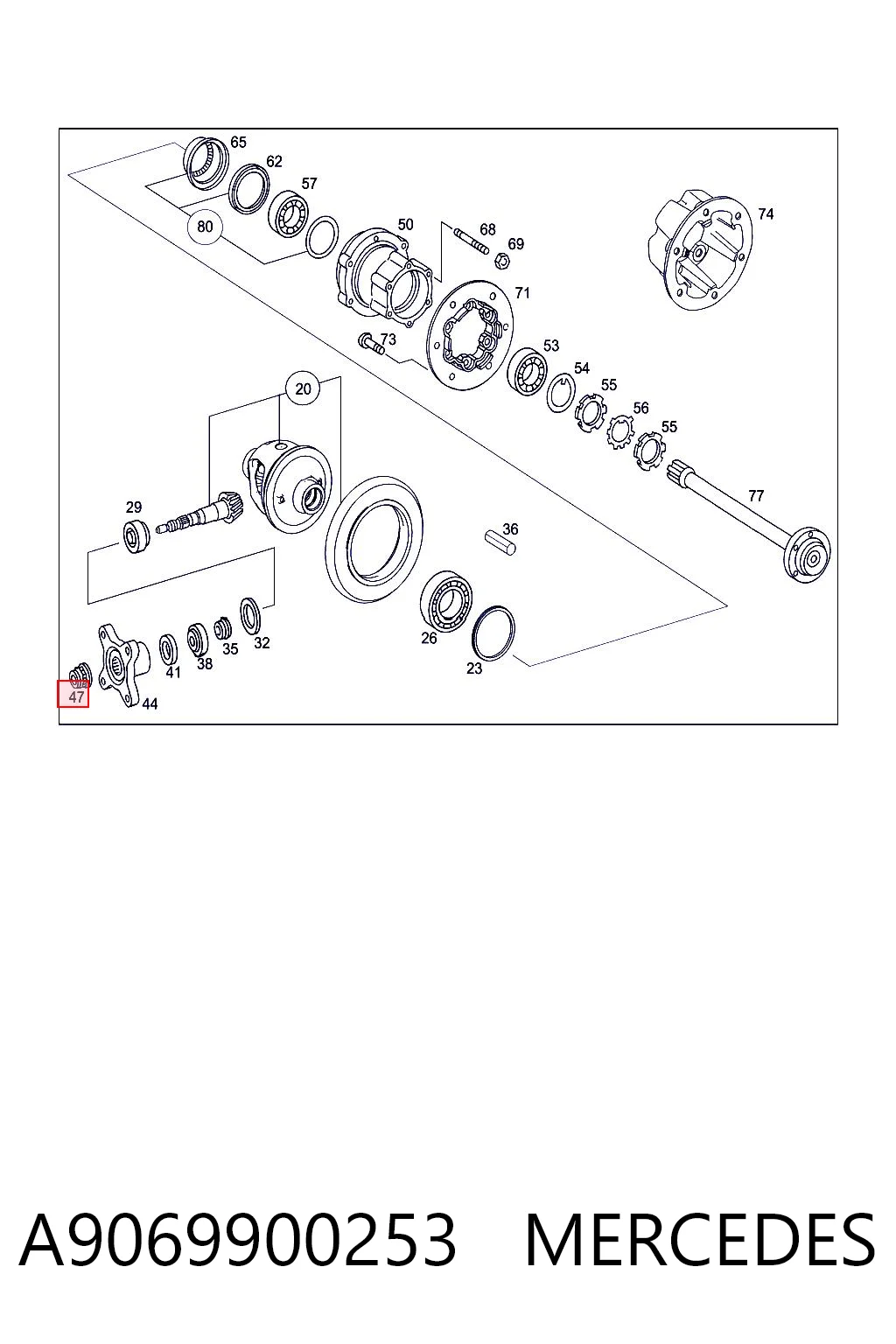 A9069900253 Mercedes