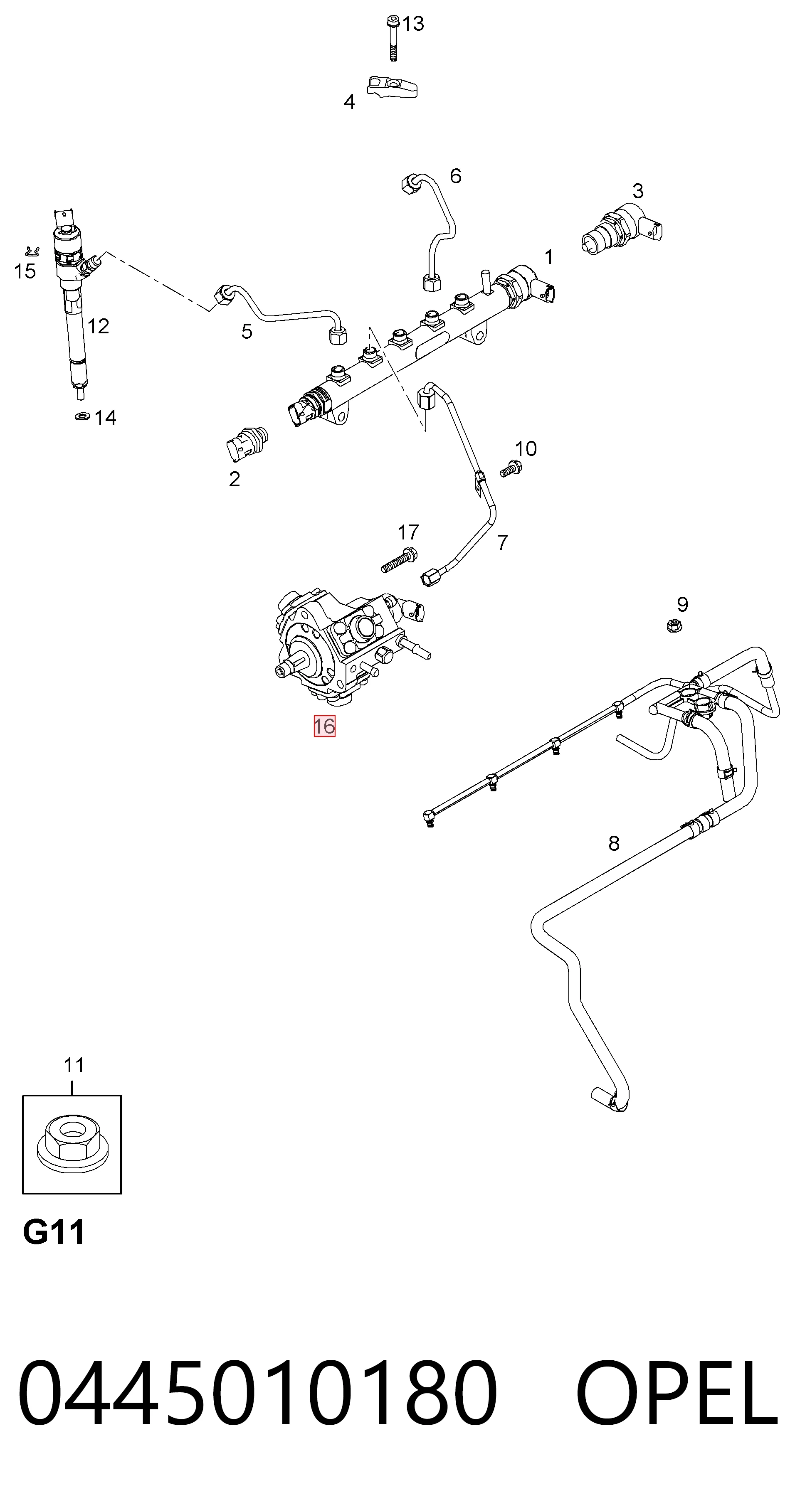 Do koszyka Pompa wtryskowa wysokiego ciśnienia Chevrolet Lacetti  J200