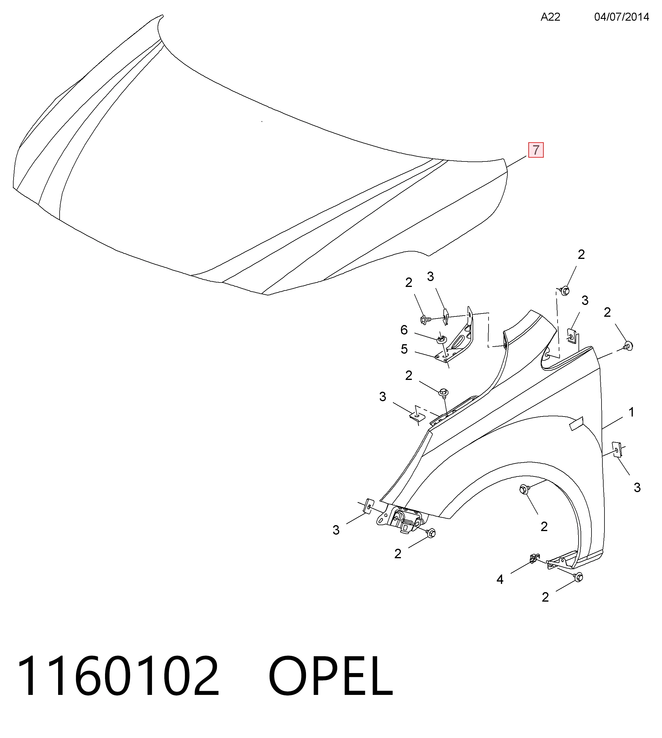 Maska silnika Opel Corsa E hatchback (X15) (2014 - 2026) cena, od 223,46 USD