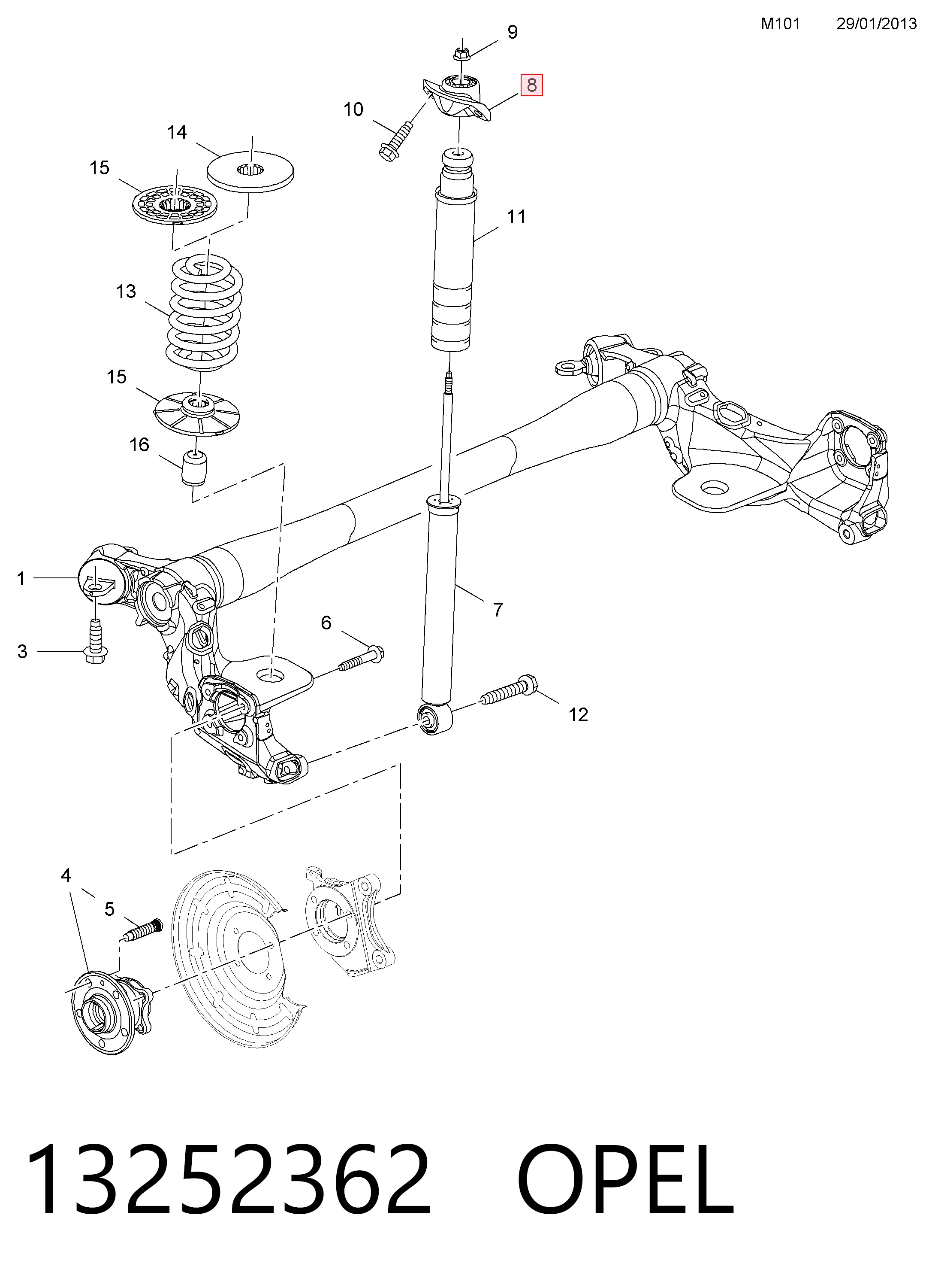 13252362 Opel