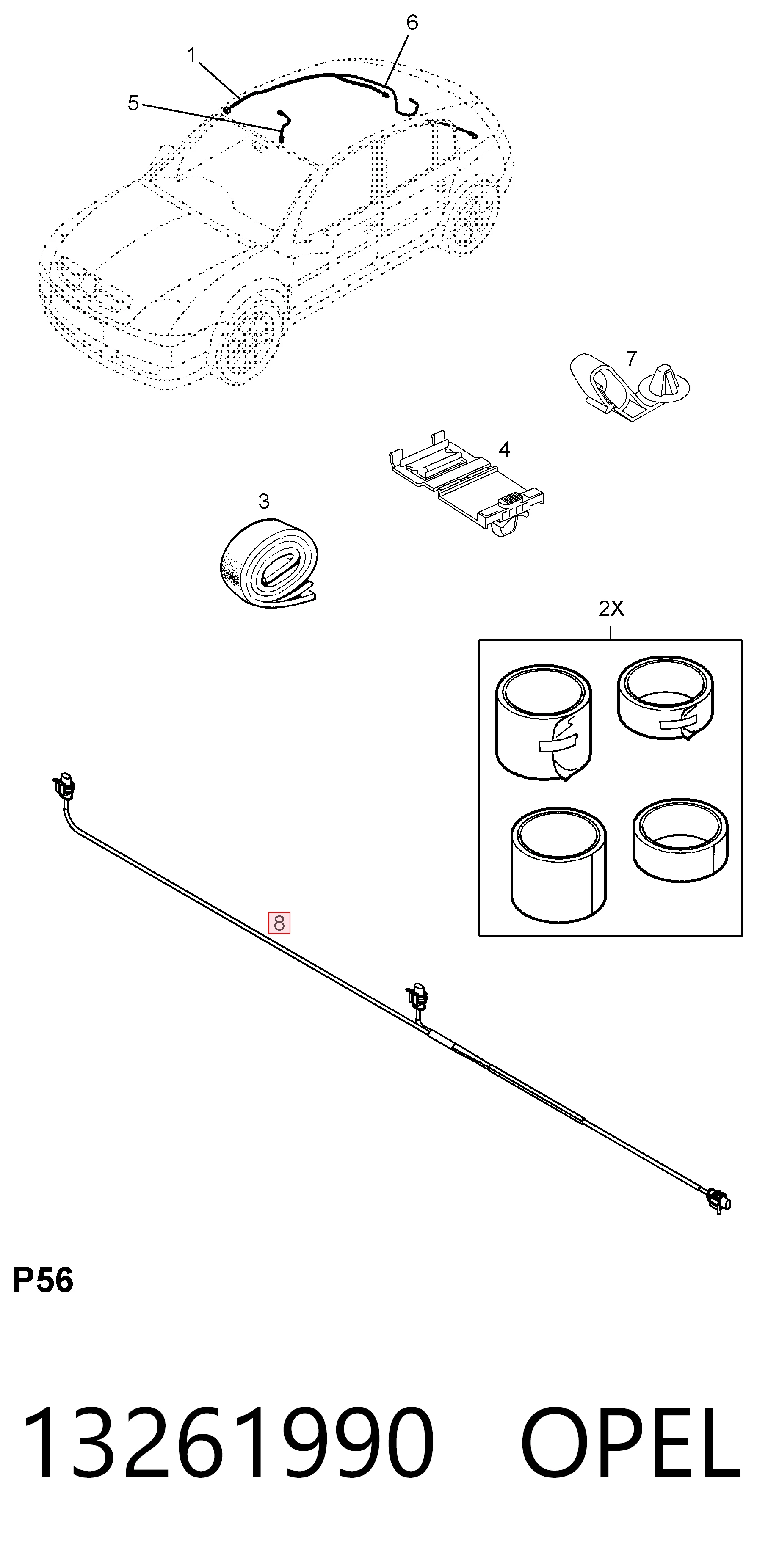 Łańcuch rozrządu do Mazda Tribute  EP
