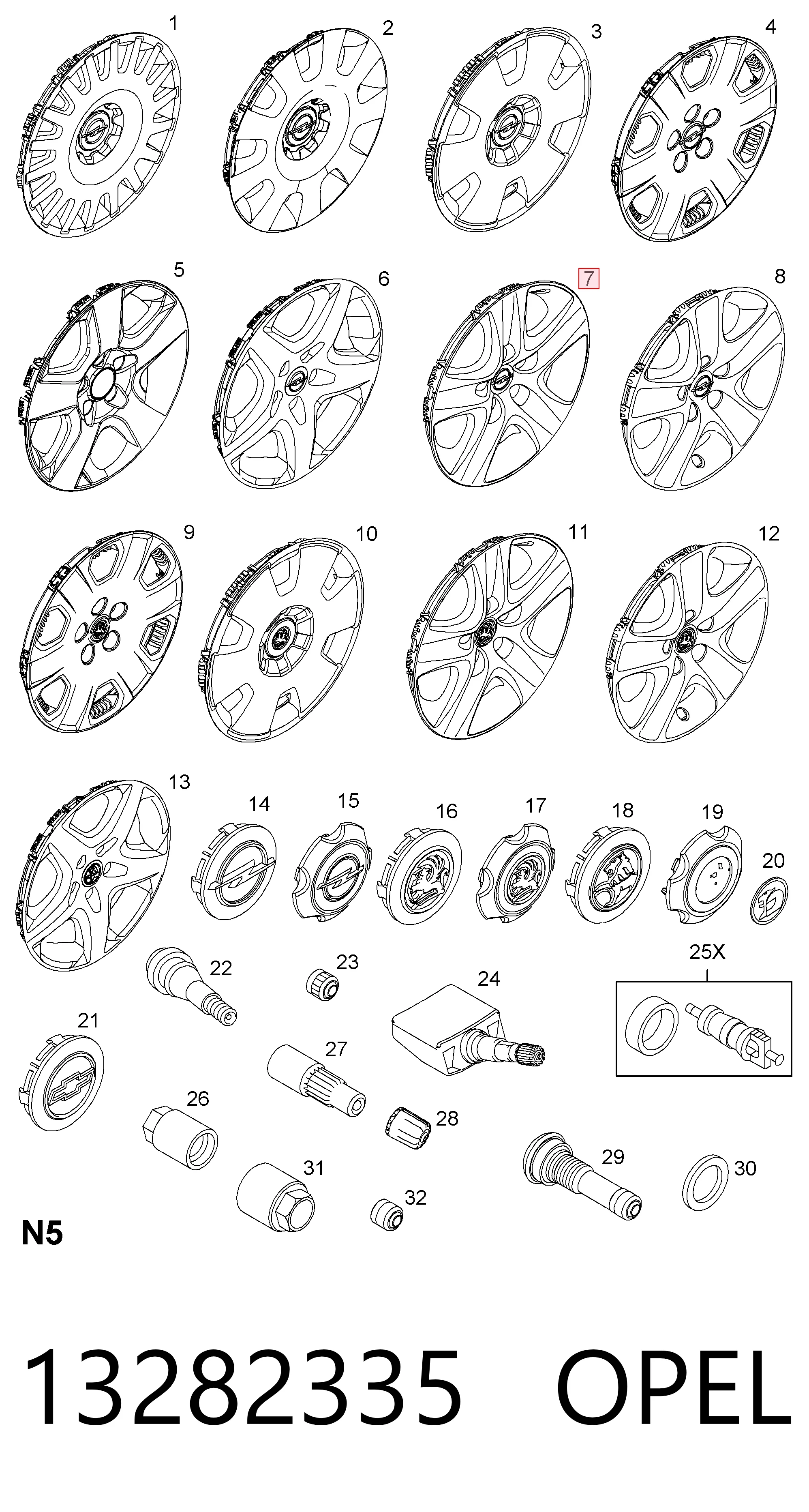 13282335 Opel