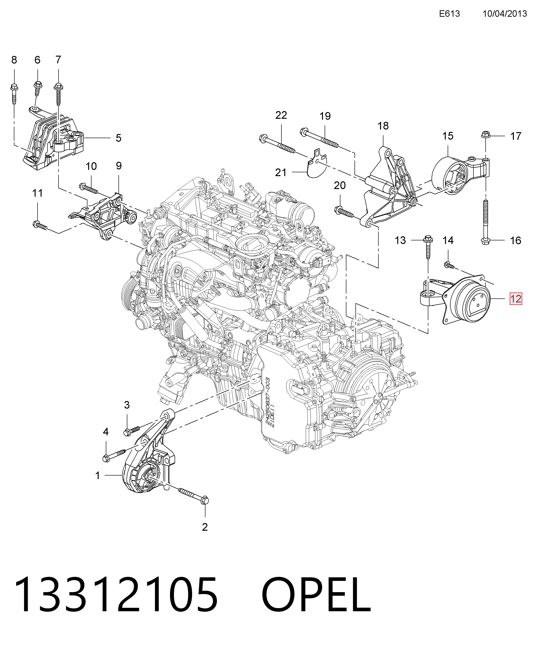 13312105 Opel