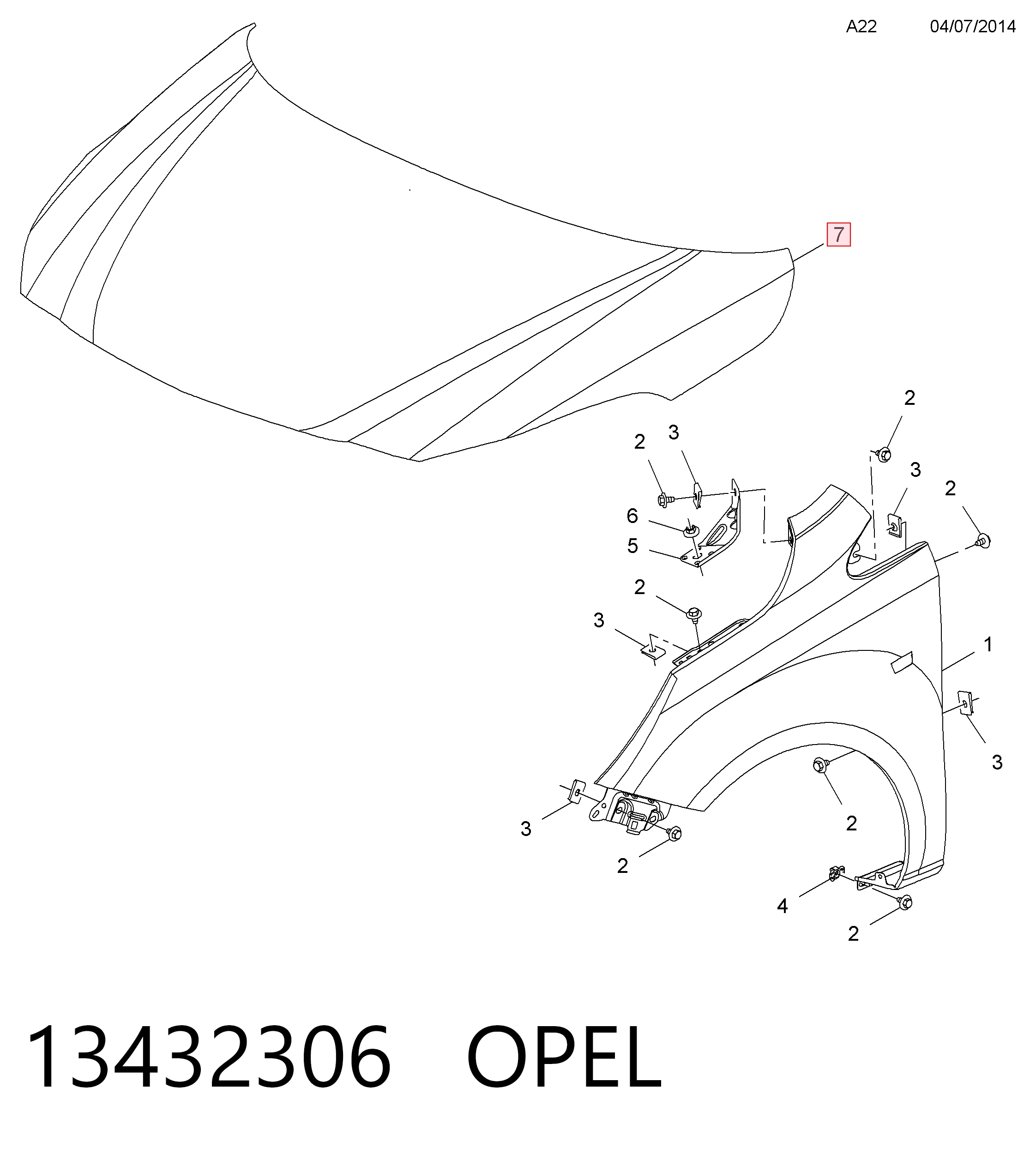 Do koszyka Maska silnika Opel Corsa E X15