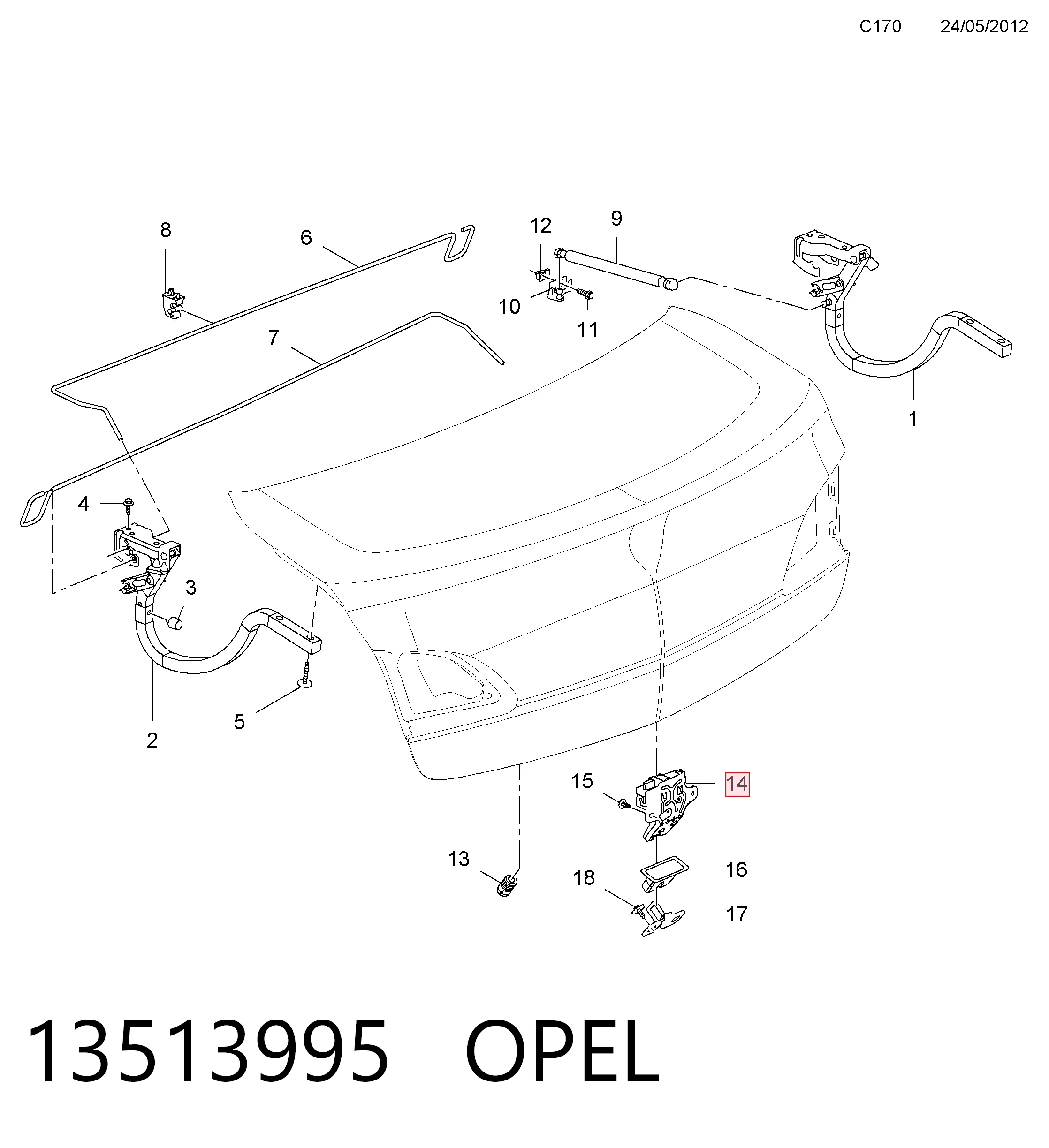 13513995 Opel