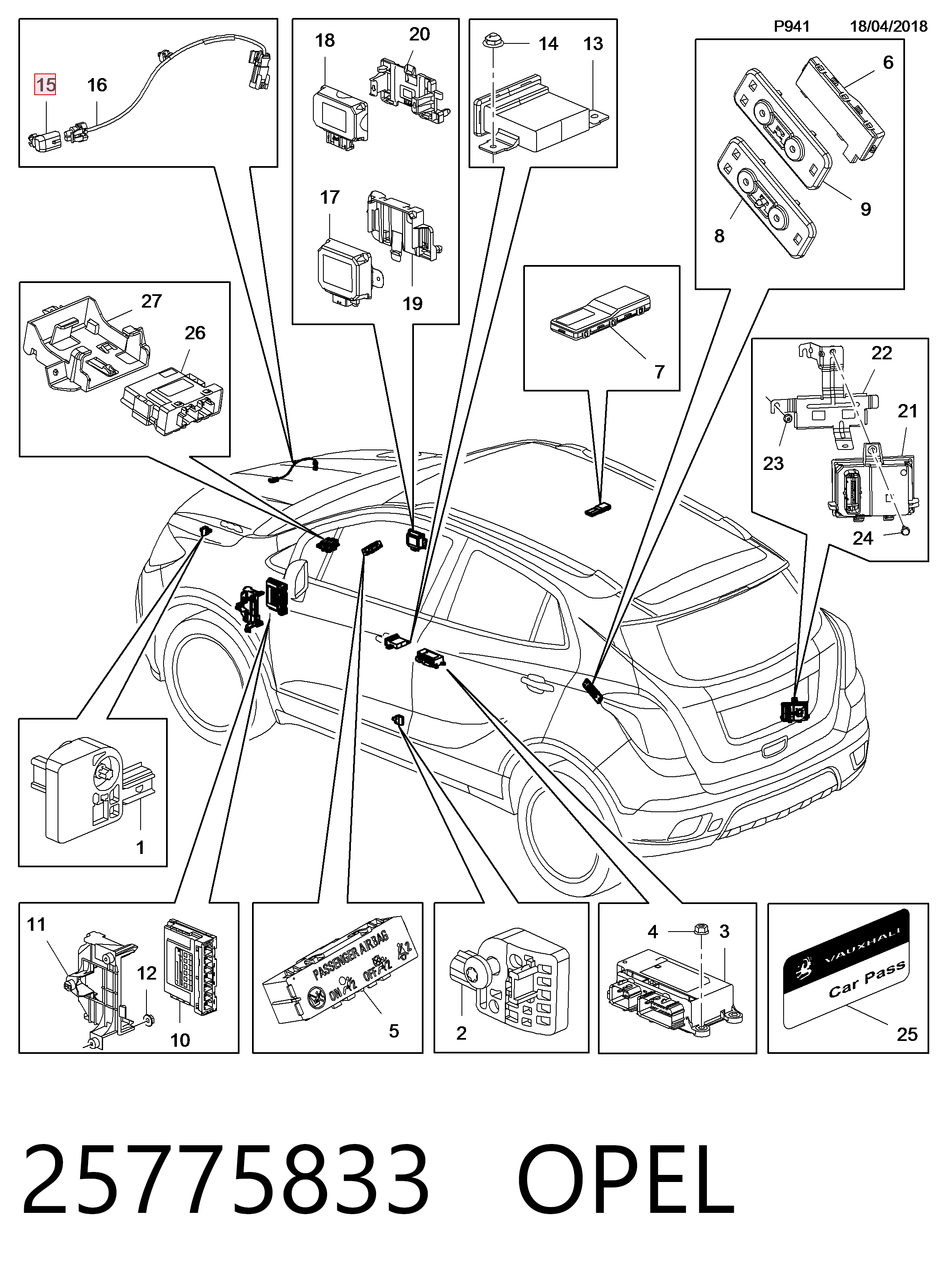 Czujnik temperatury zewnętrznej Chevrolet Aveo III sedana (T300) (2011 - 2020) cena, od 4,82 USD