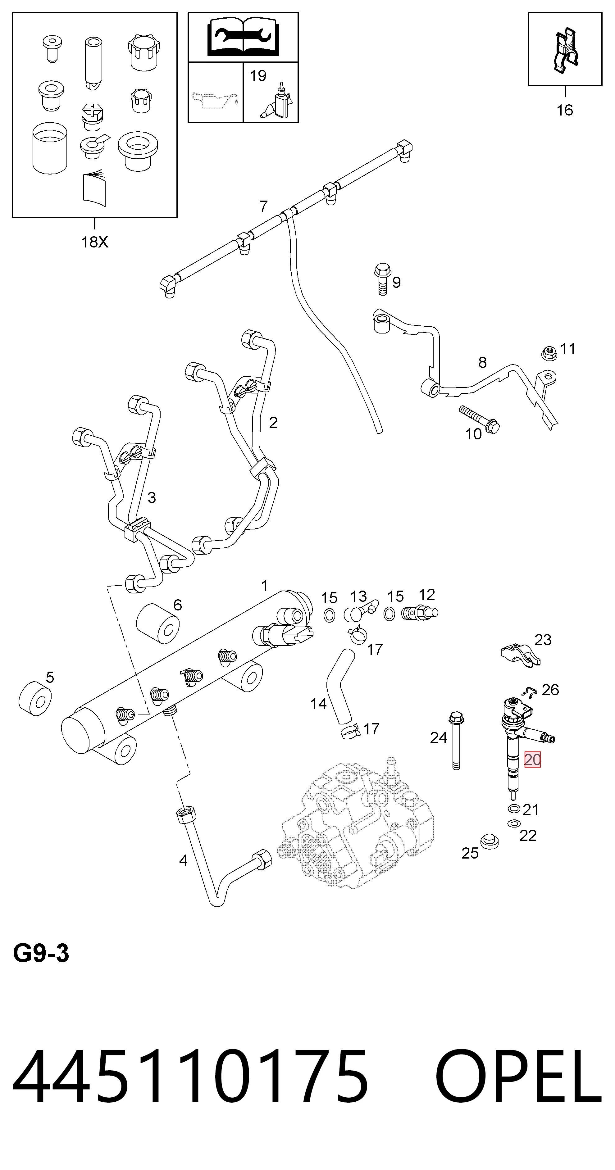Wtryskiwacz paliwa Opel Astra H kombi (L35) (2004 - 2014) cena, od 40,92 USD