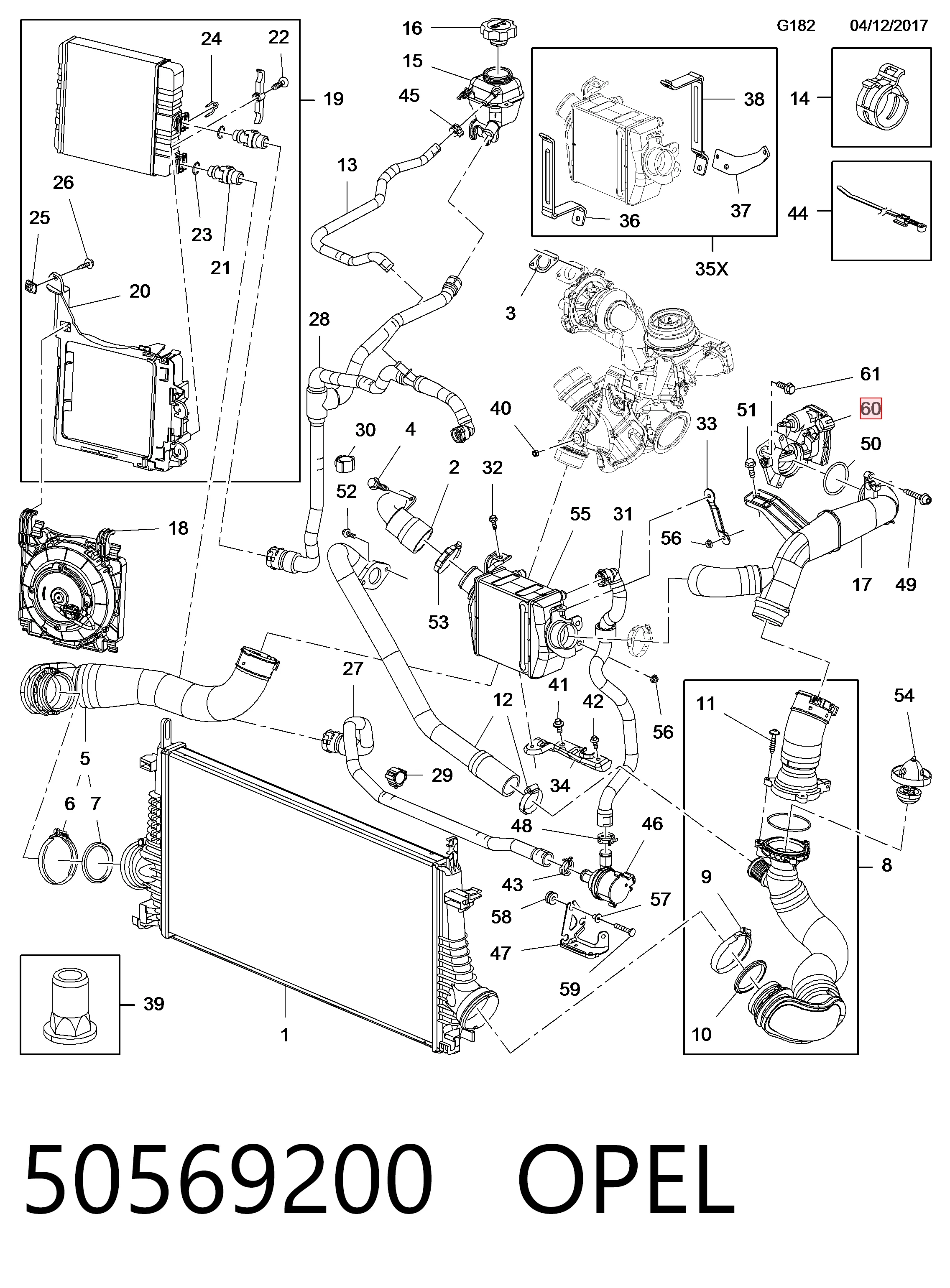 Przepustnica, komplet Opel Astra J Sports Tourer kombi (P10) (2010 - 2015) cena, od 36,48 USD