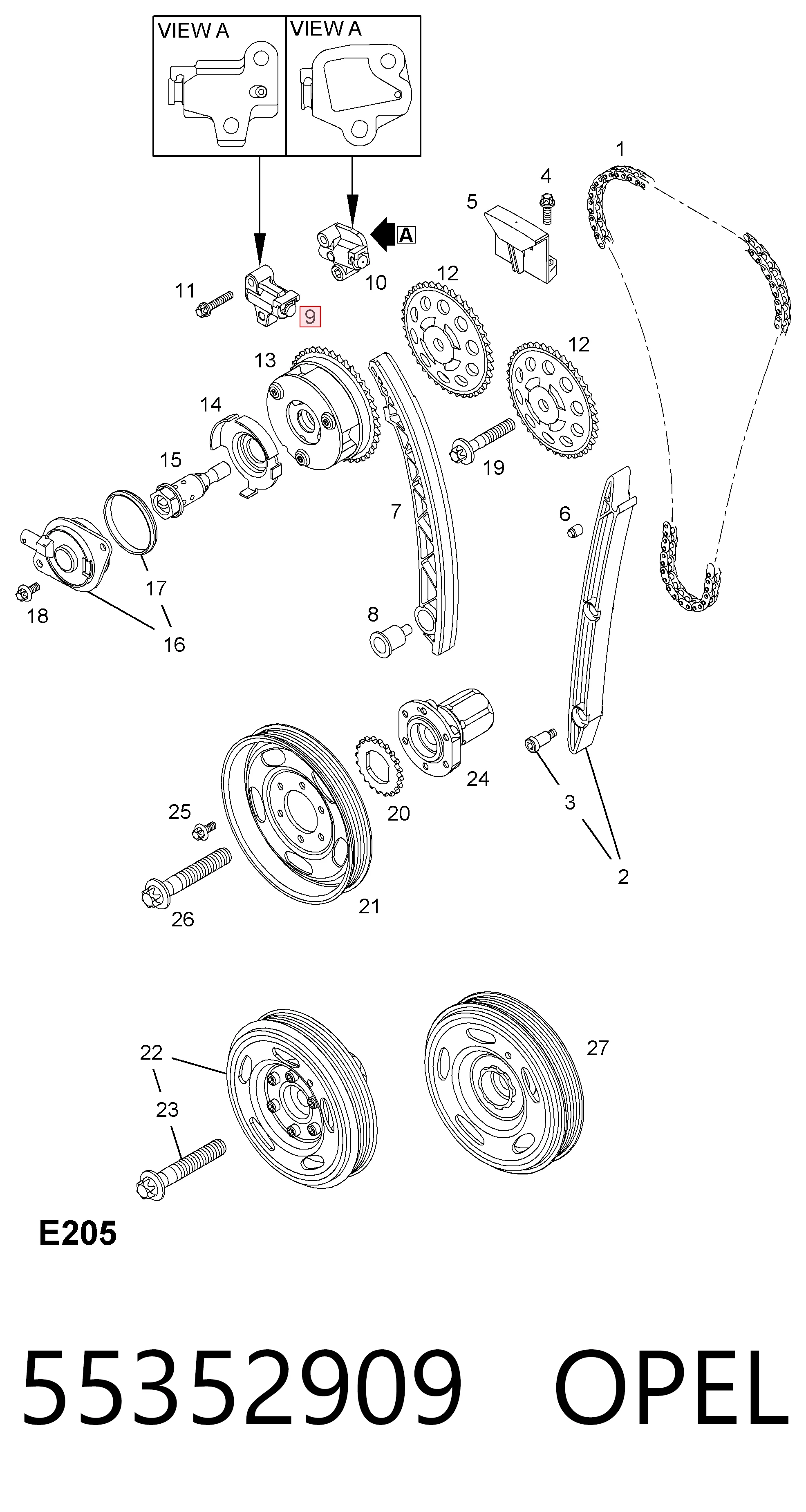 55352909 Opel