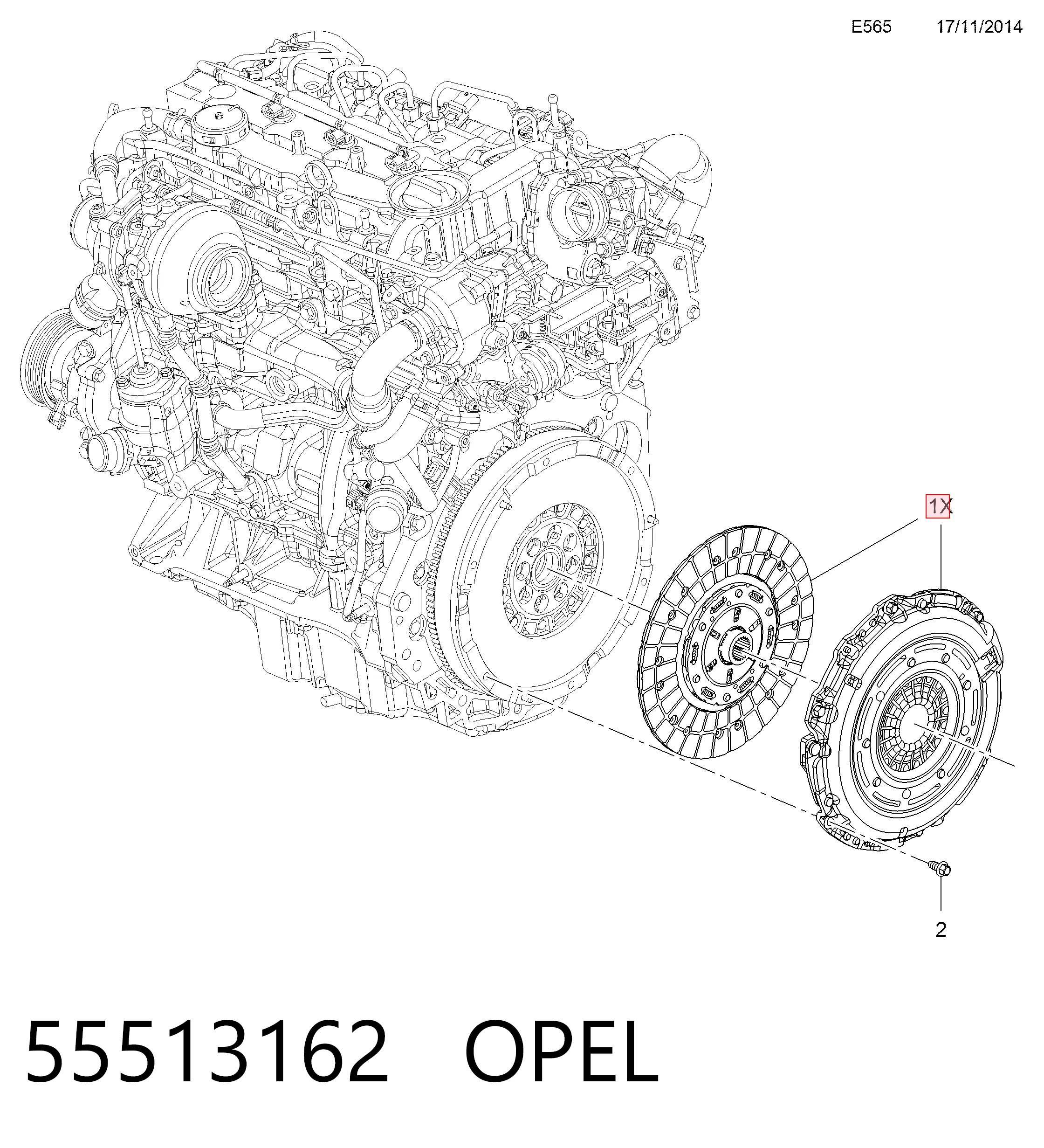 55513162 Opel