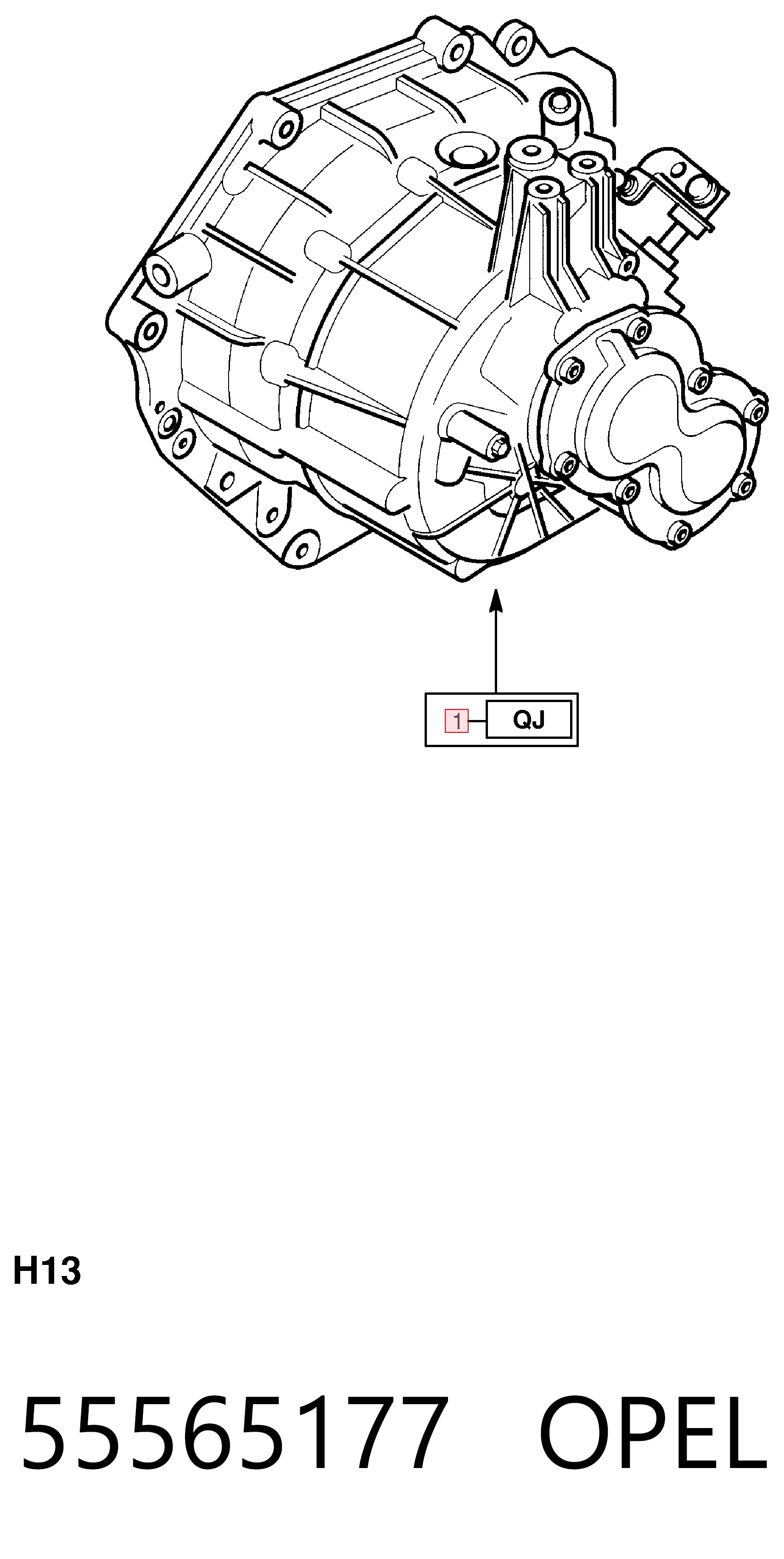 Mechaniczna skrzynia biegów w komplecie Opel Astra H kombi (L35) (2004 - 2014) cena, od 306,89 USD
