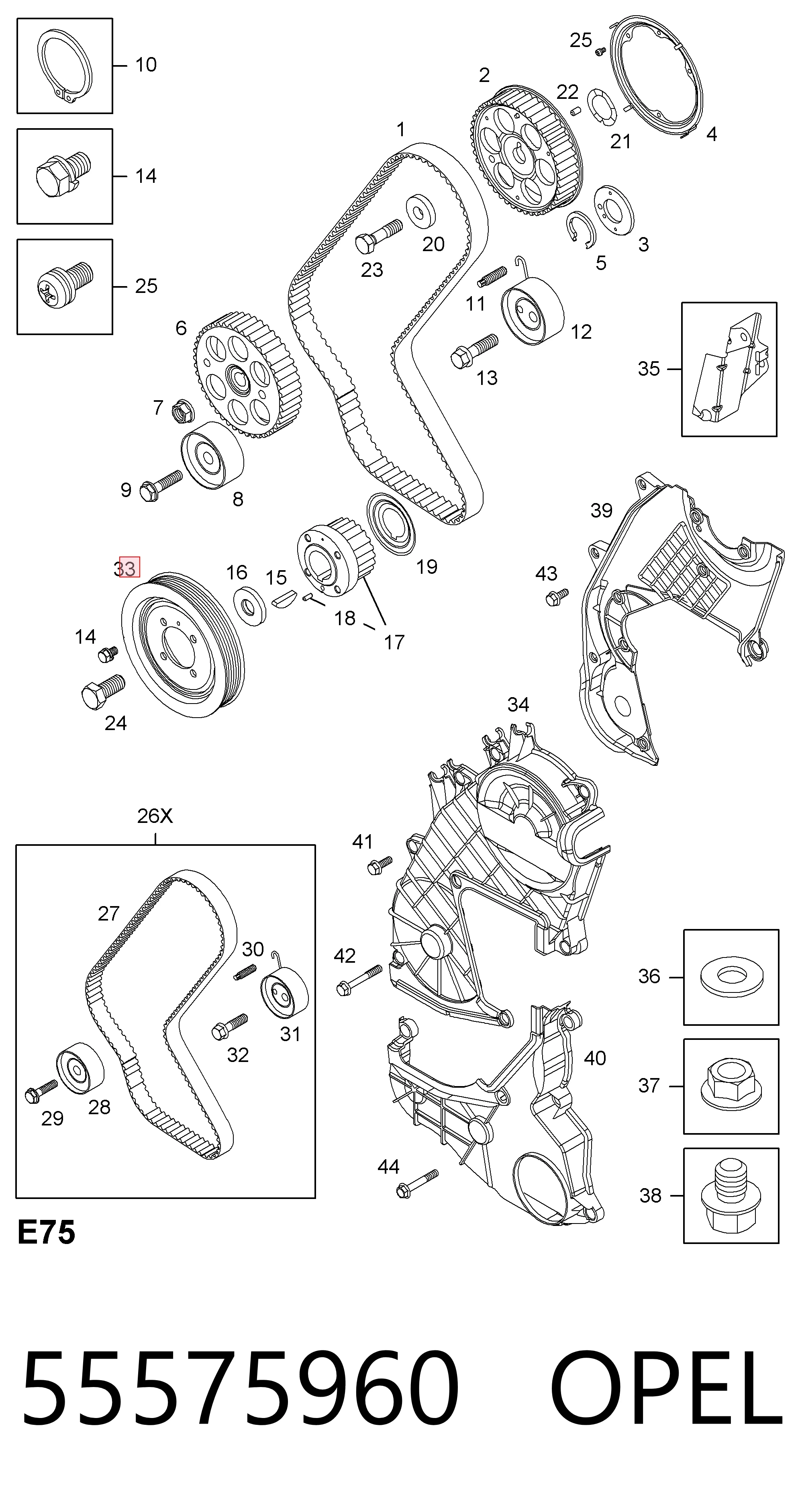 55575960 Opel
