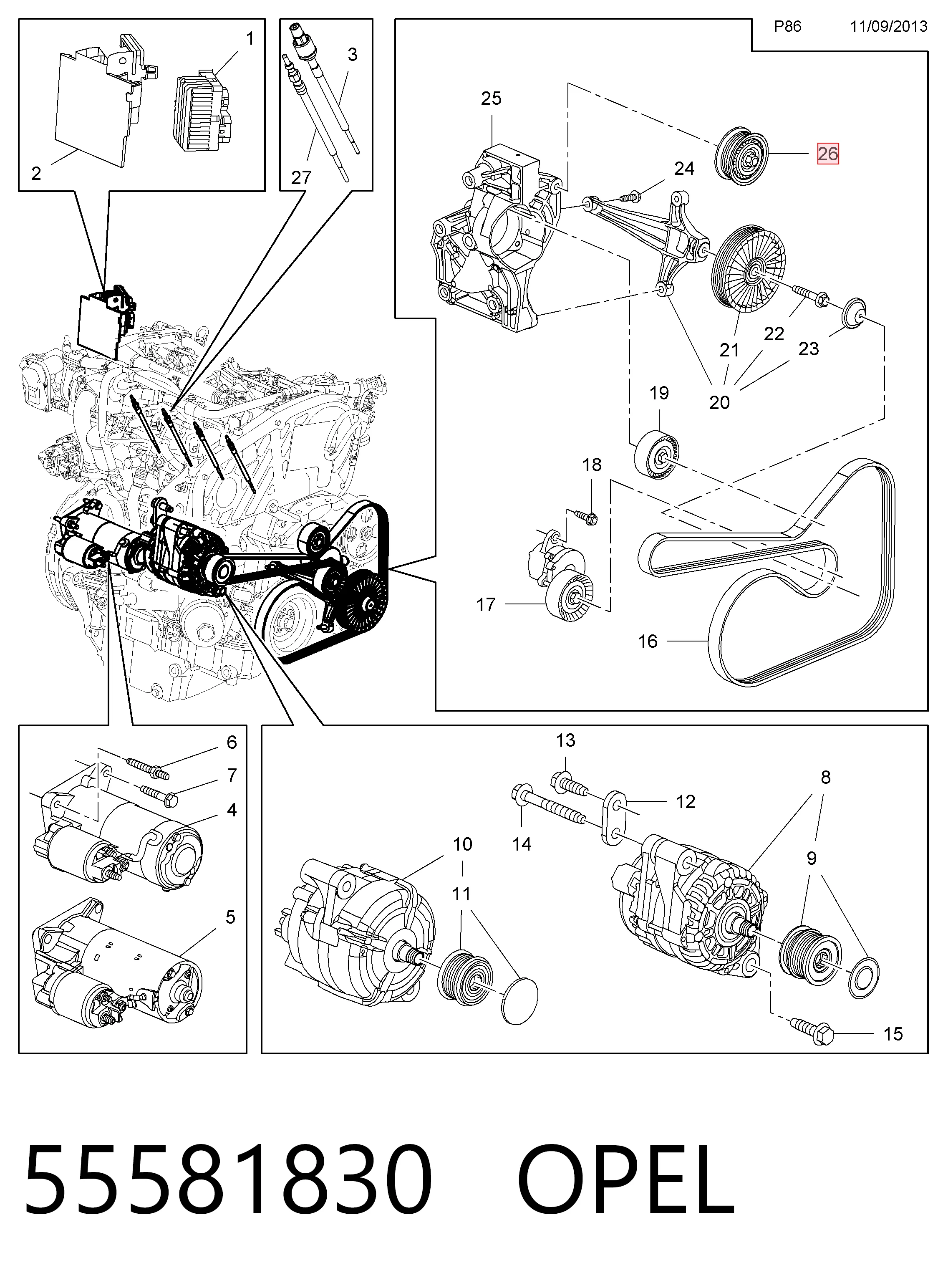 55581830 Opel