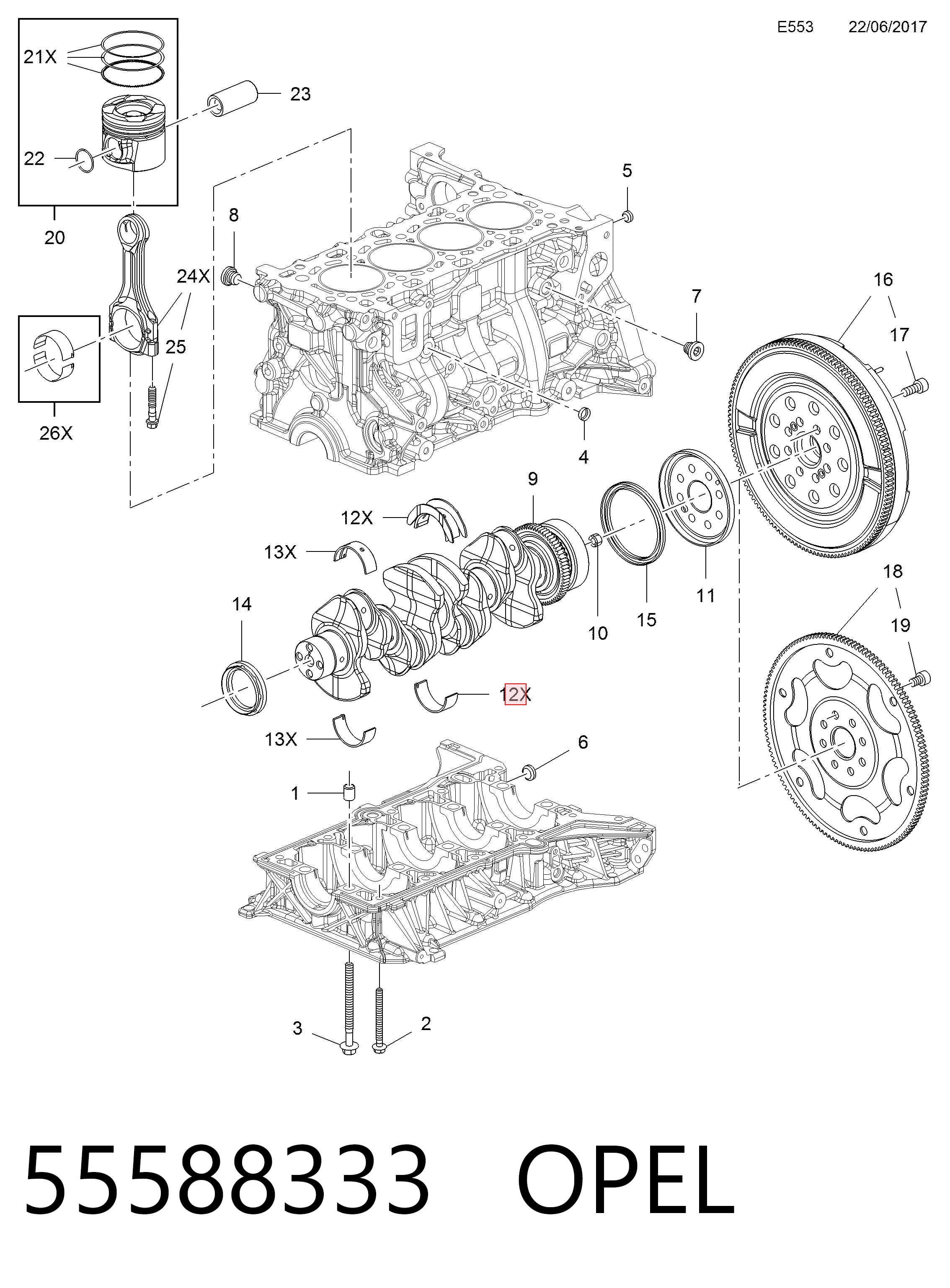55588333 Opel