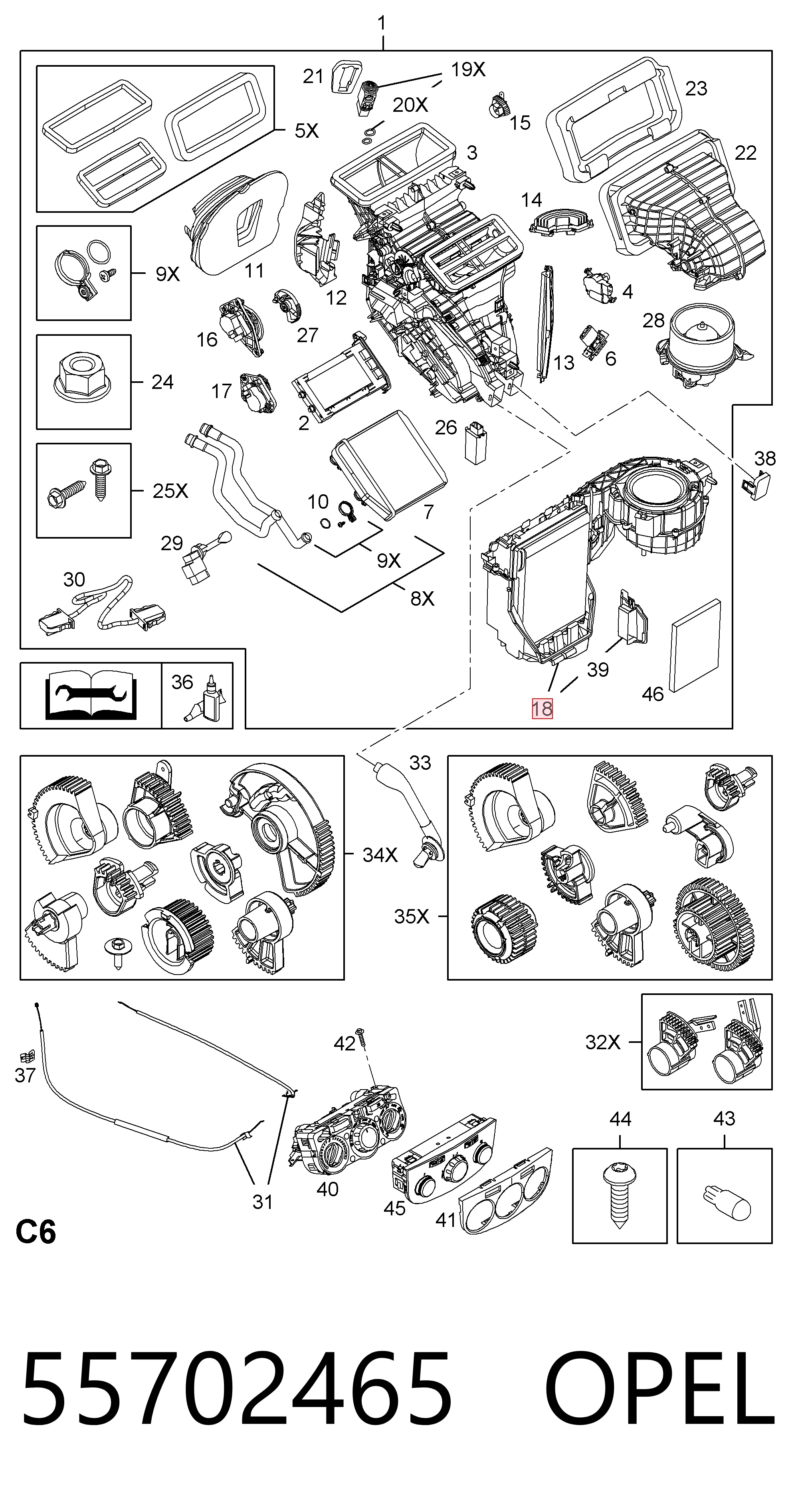 Do koszyka Parownik klimatyzacji Fiat Punto GRAND 199
