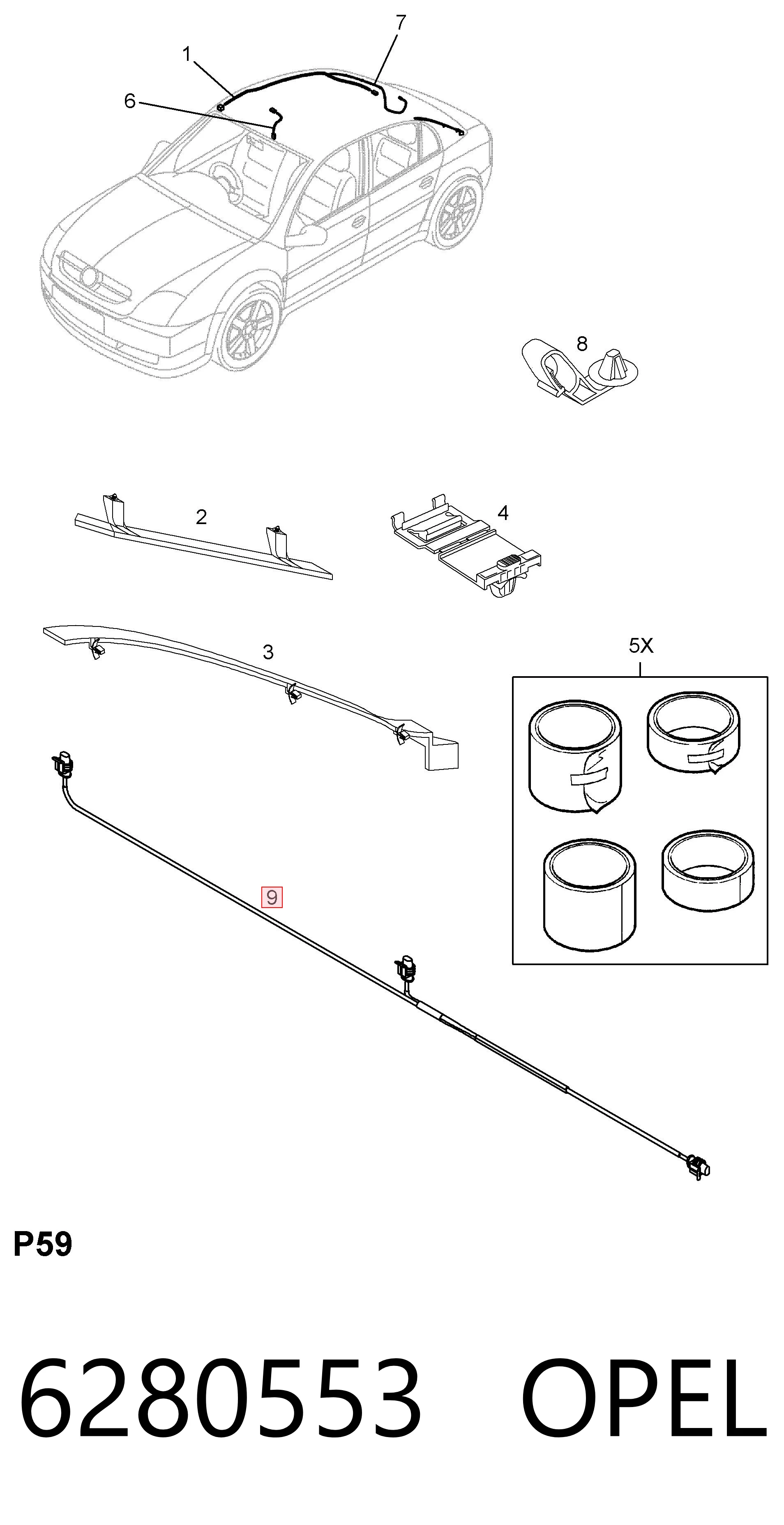 Łańcuch rozrządu Mazda Tribute SUV (EP) (2000 - 2004) cena, od 55,70 USD