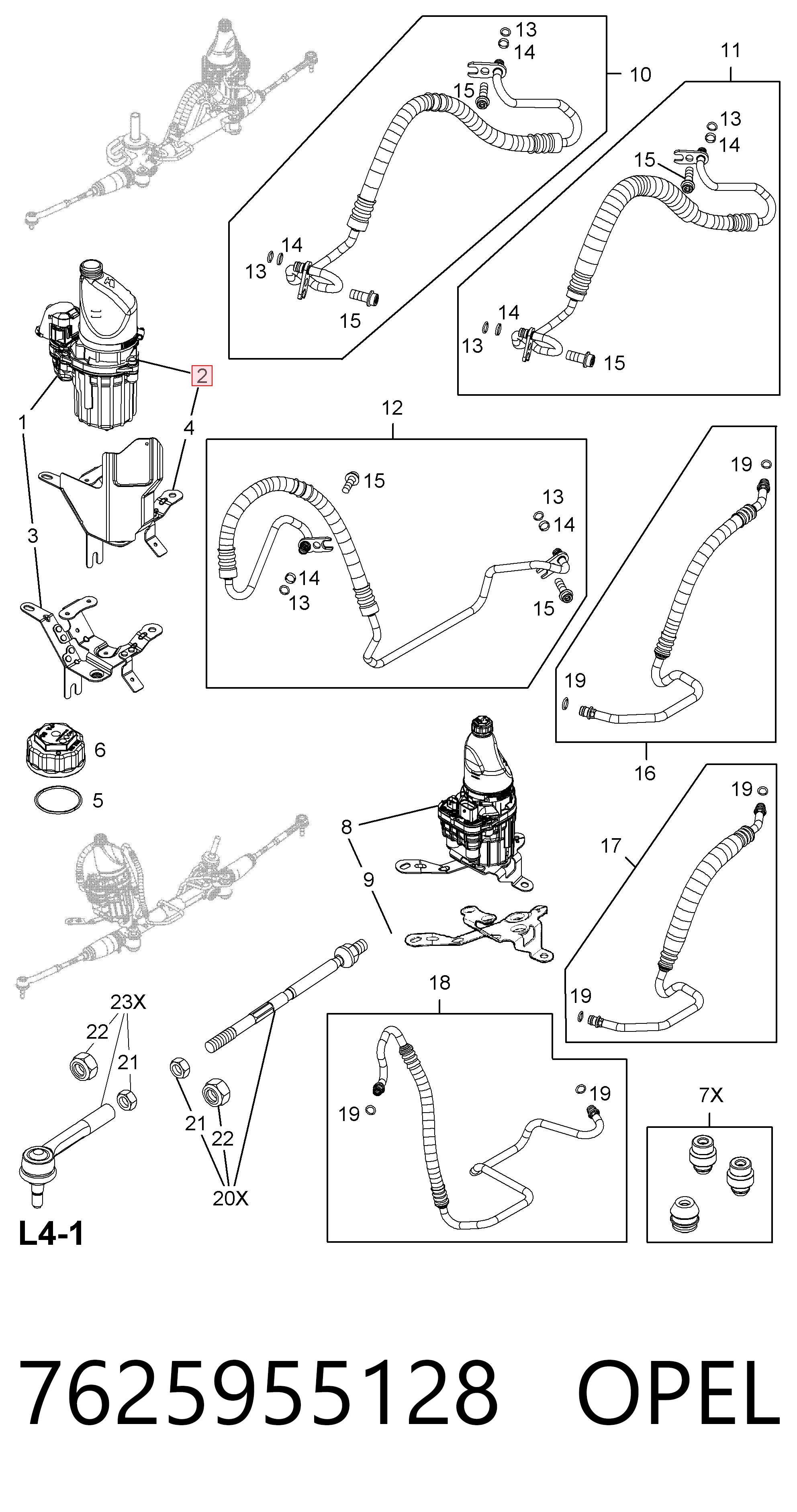 G3101RB Motorherz Pompa wspomagania hydraulicznego kierownicy