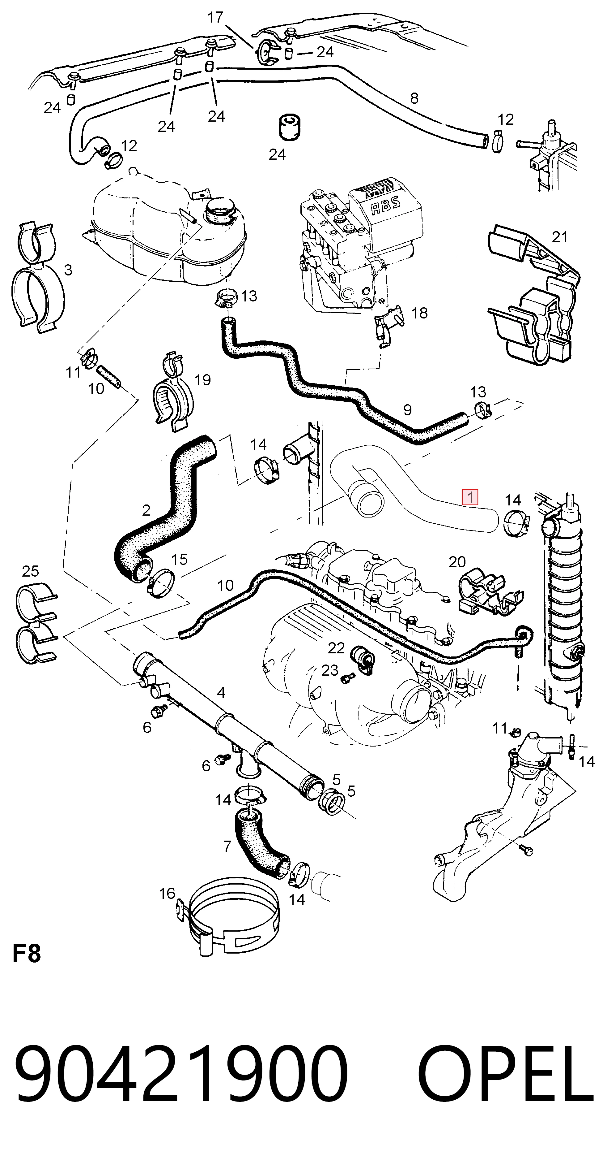 90421900 Opel